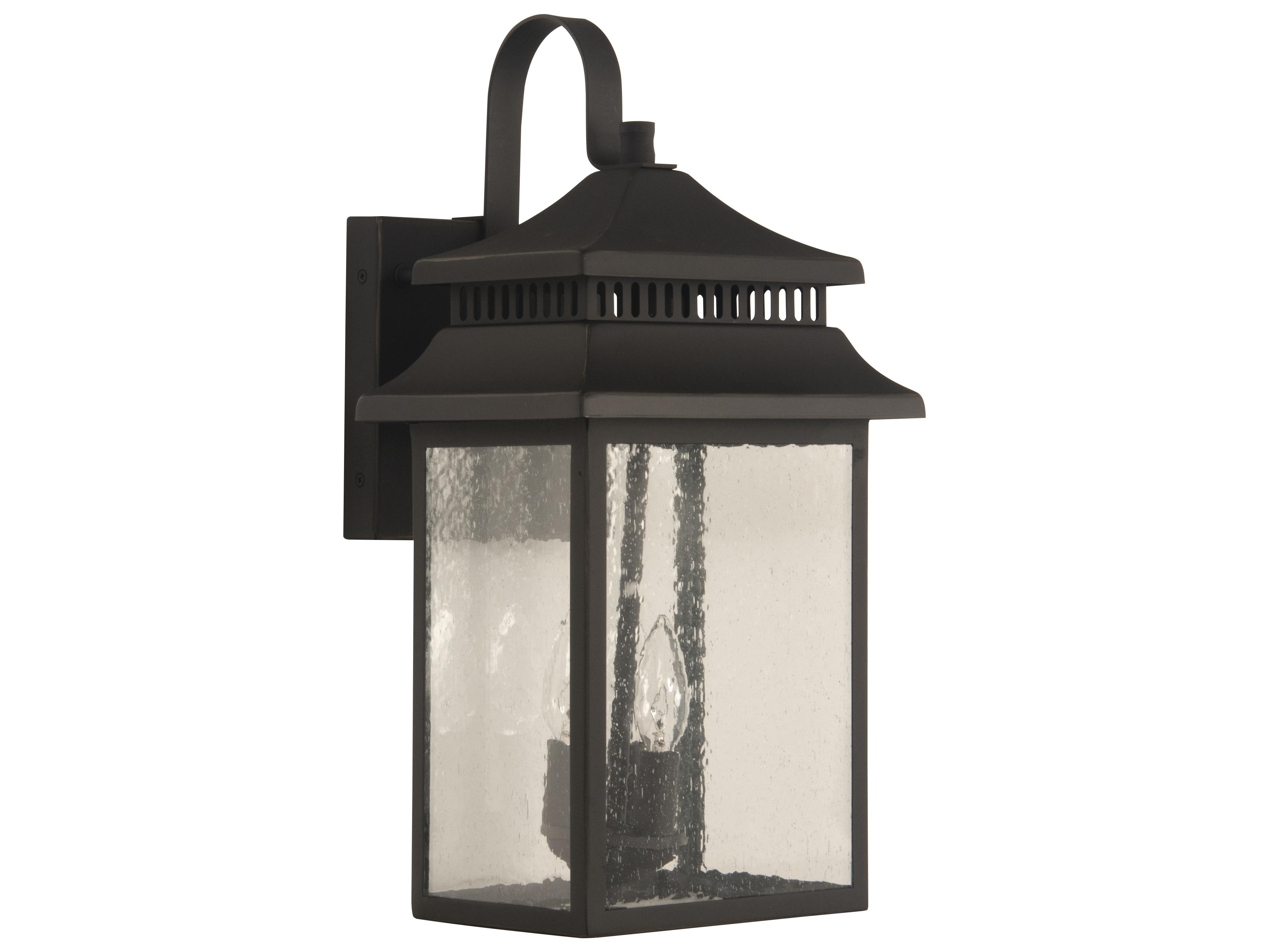 Craftmade Crossbend 3 - Light Outdoor Wall Light