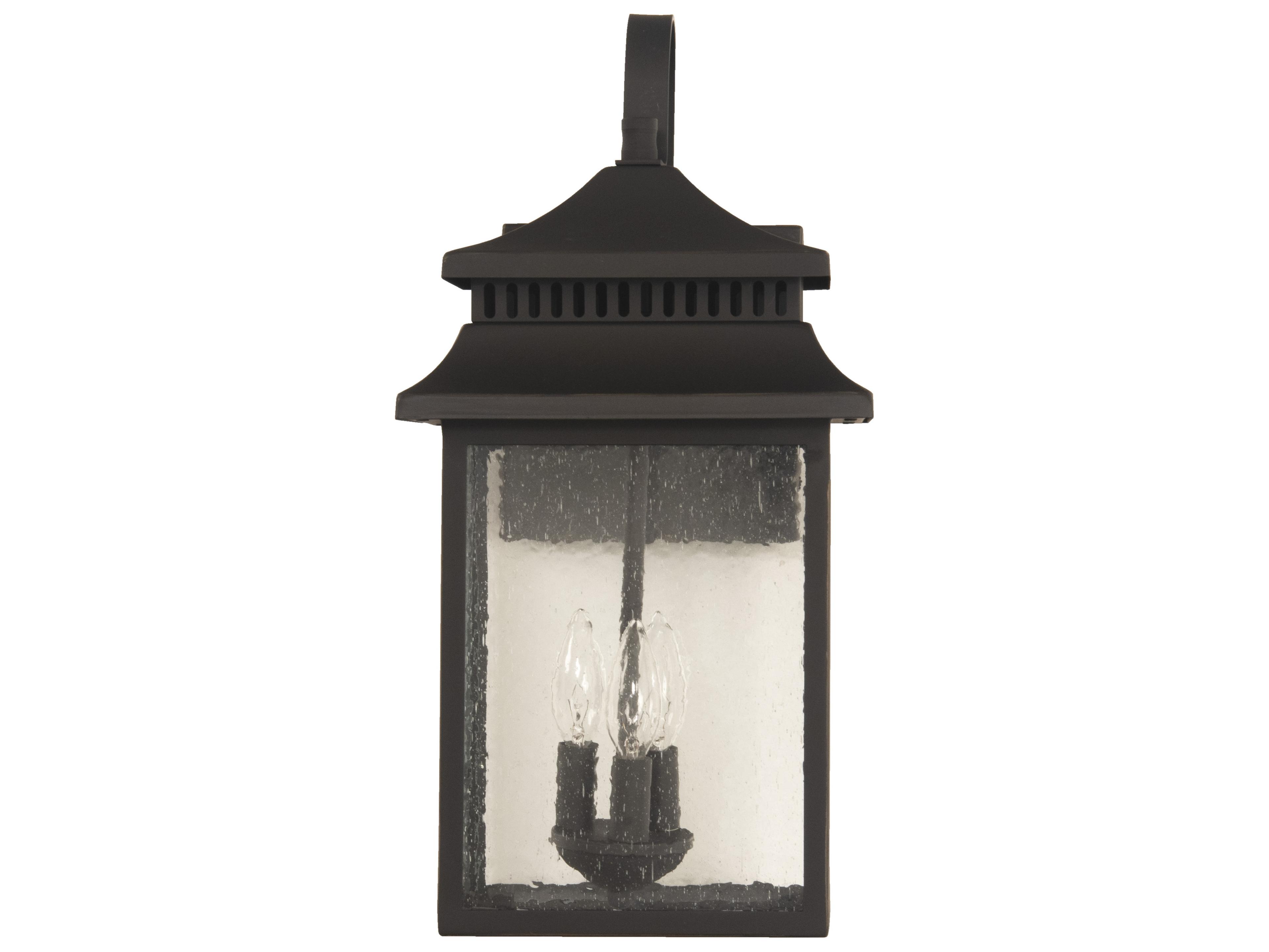 Craftmade Crossbend 3 - Light Outdoor Wall Light