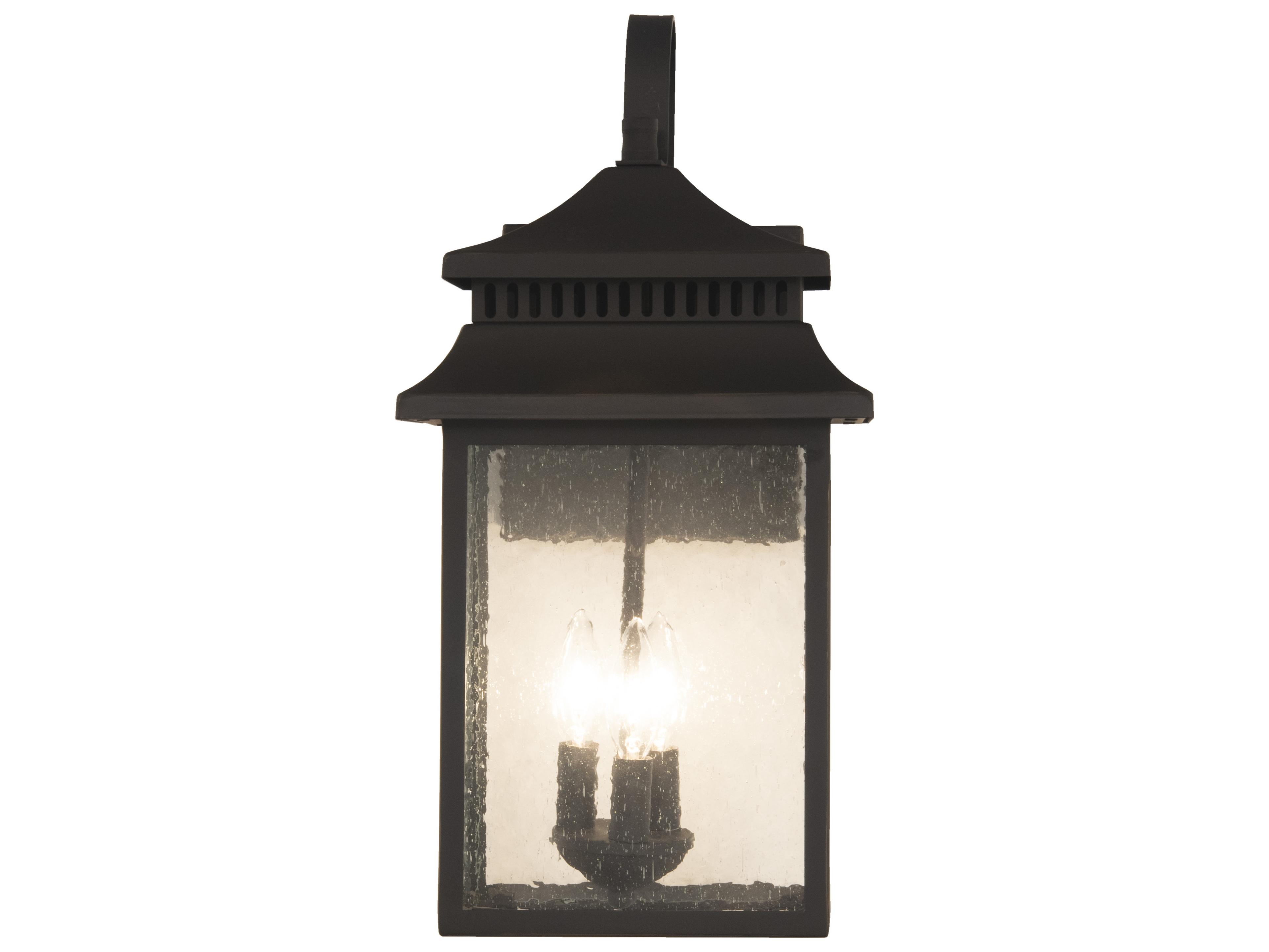 Craftmade Crossbend 3 - Light Outdoor Wall Light