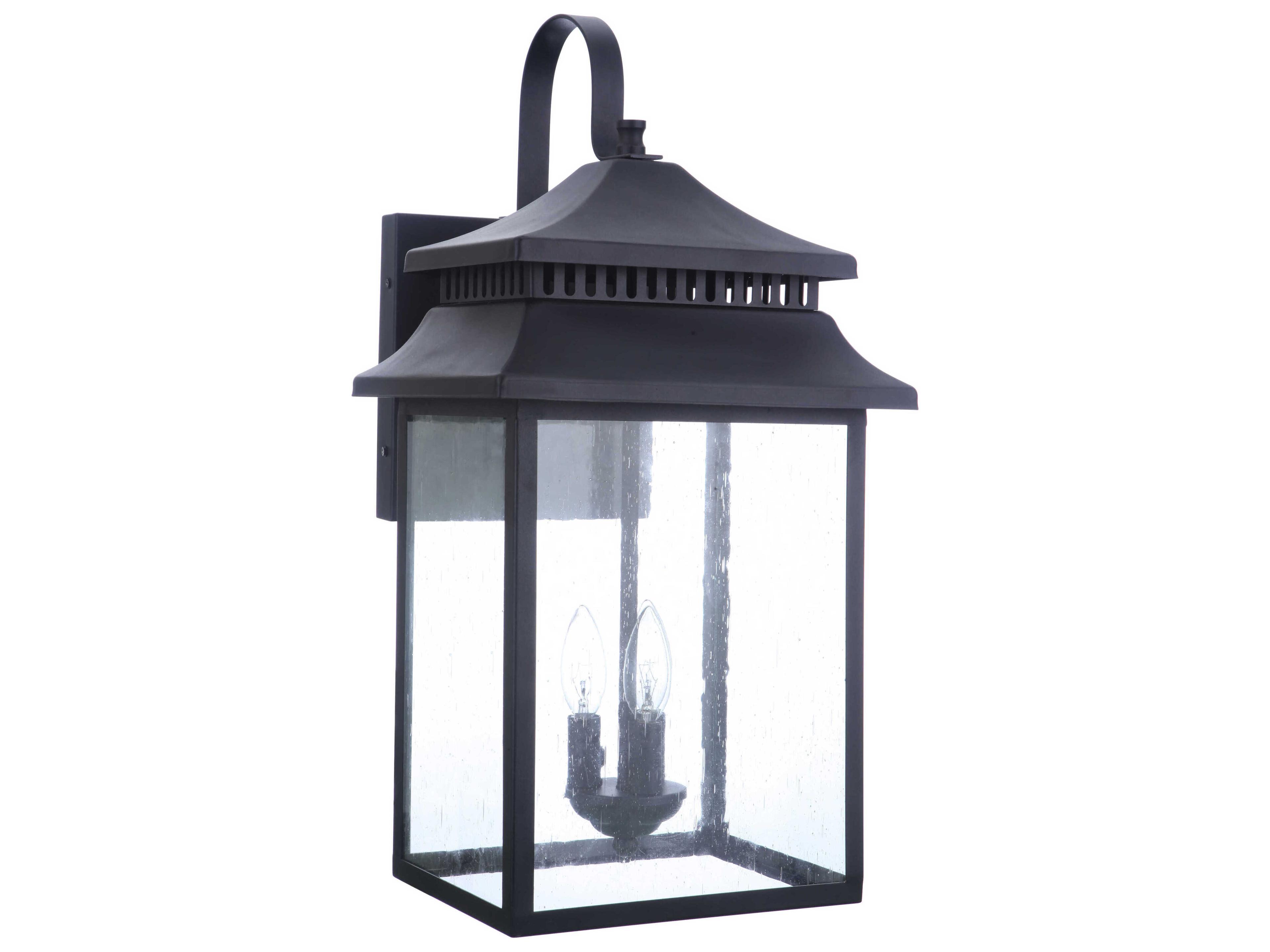 Craftmade Crossbend 3 - Light Outdoor Wall Light