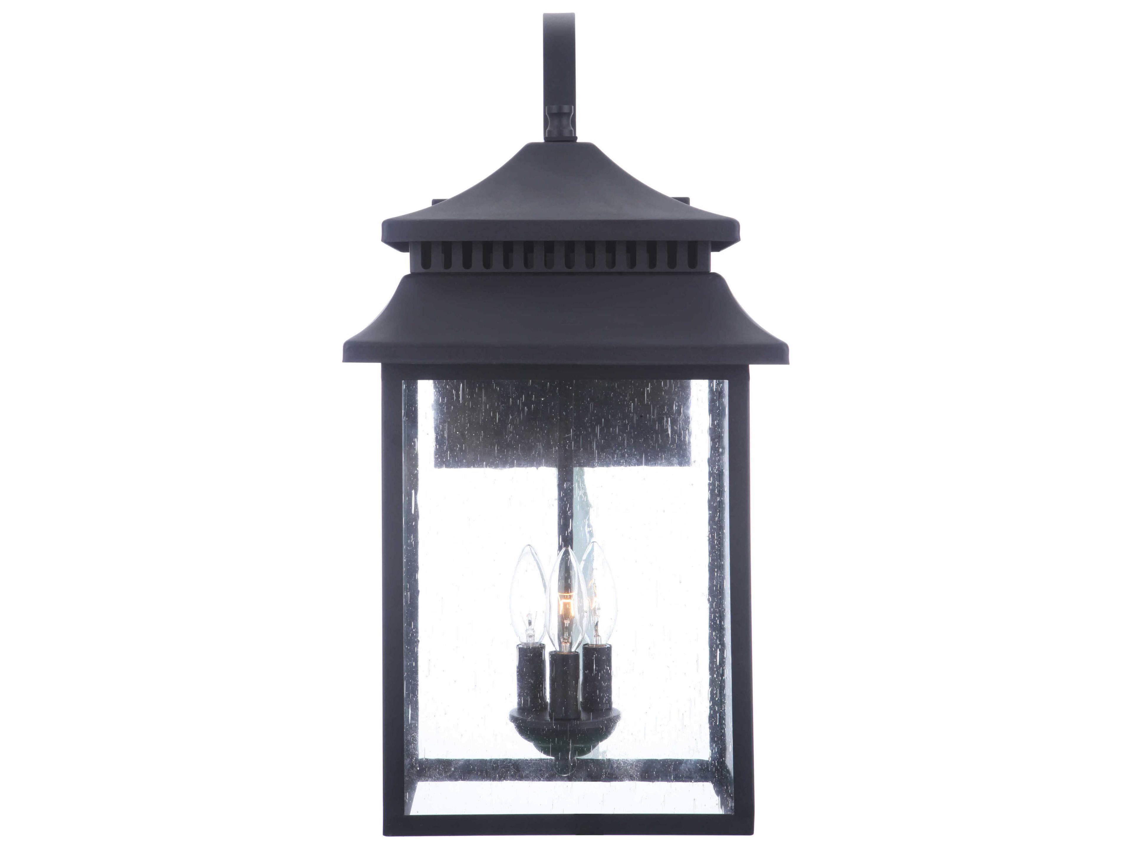 Craftmade Crossbend 3 - Light Outdoor Wall Light