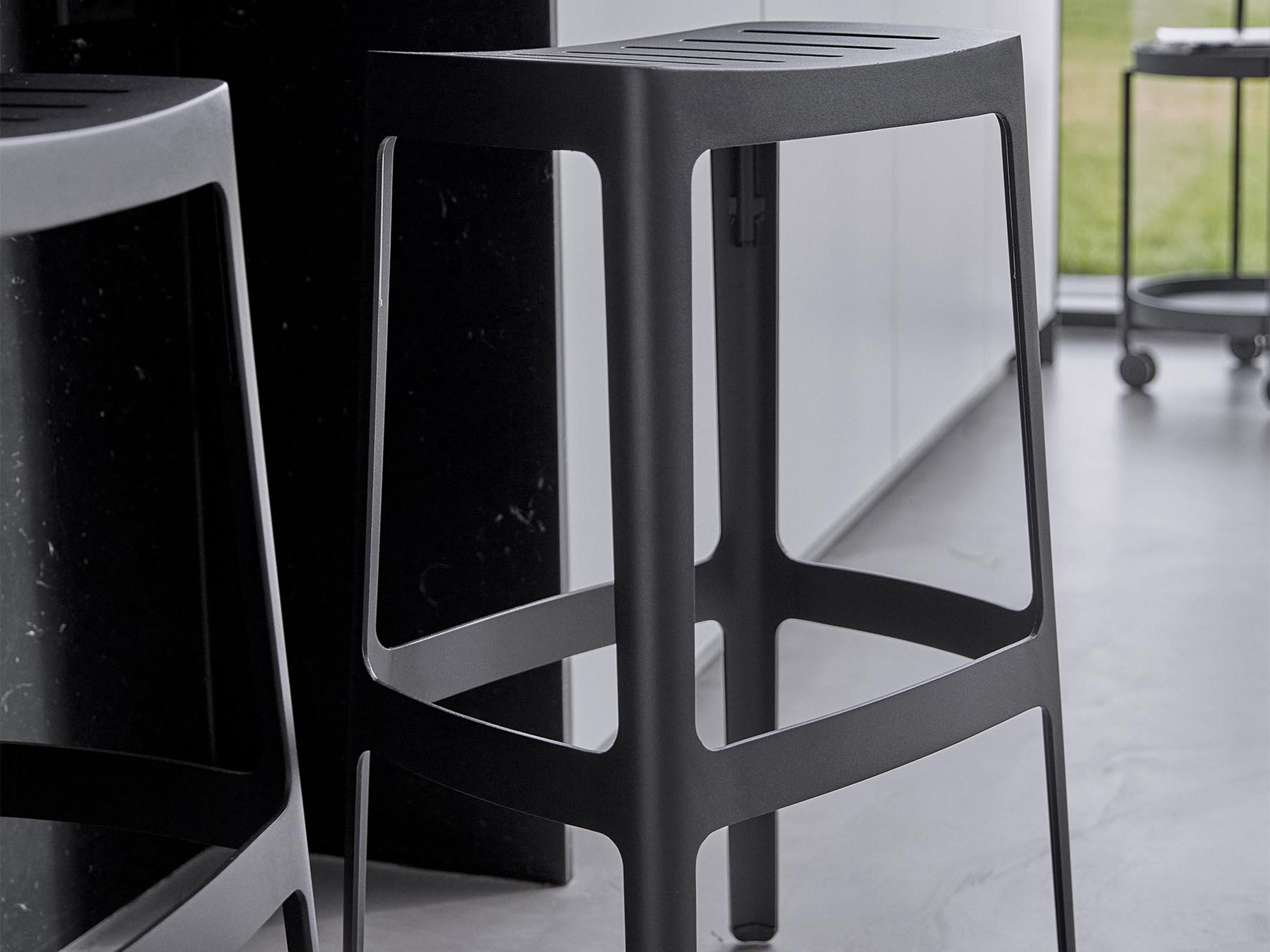 Cane Line Cut Accent Stool