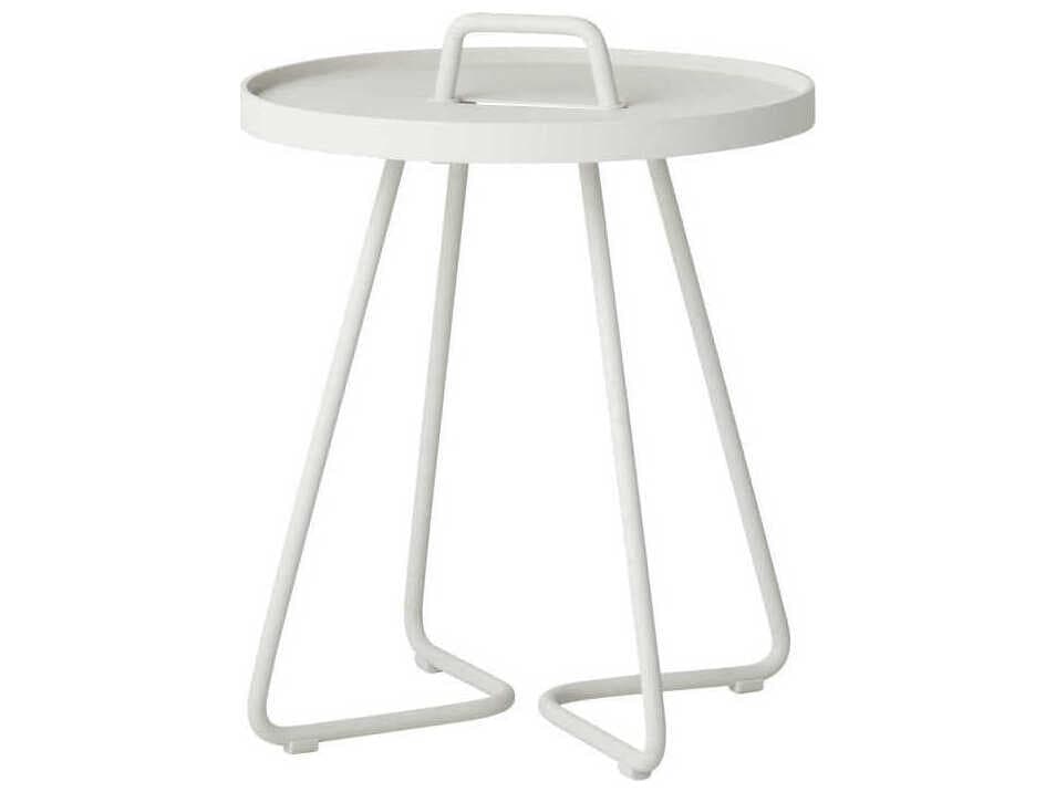 Cane Line On The Move Mini Round Metal End Table