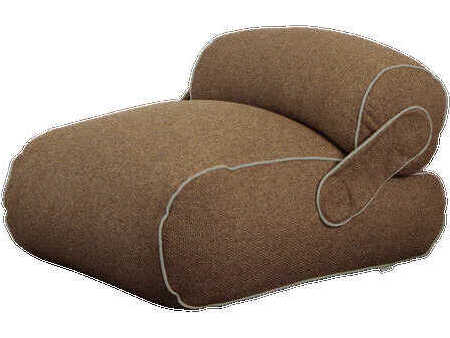 Cane Line Unite Brown Fabric Accent Chair