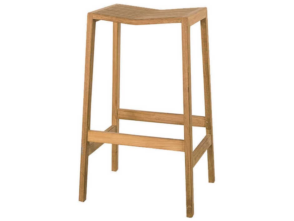 Cane Line Flip Teak Wood Bar Stool