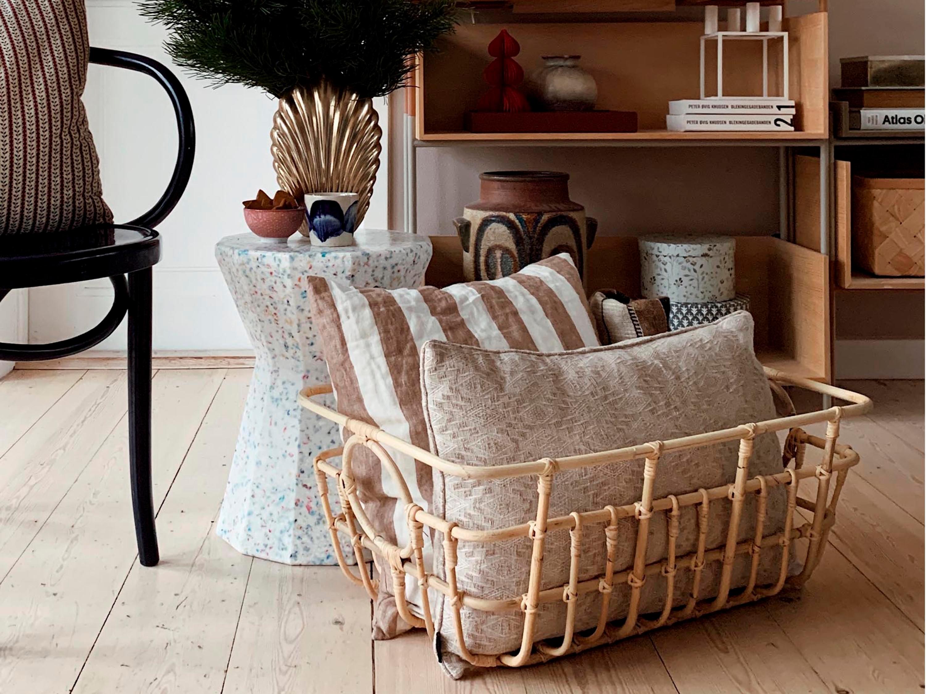 Cane Line Carry Me Low Storage Basket