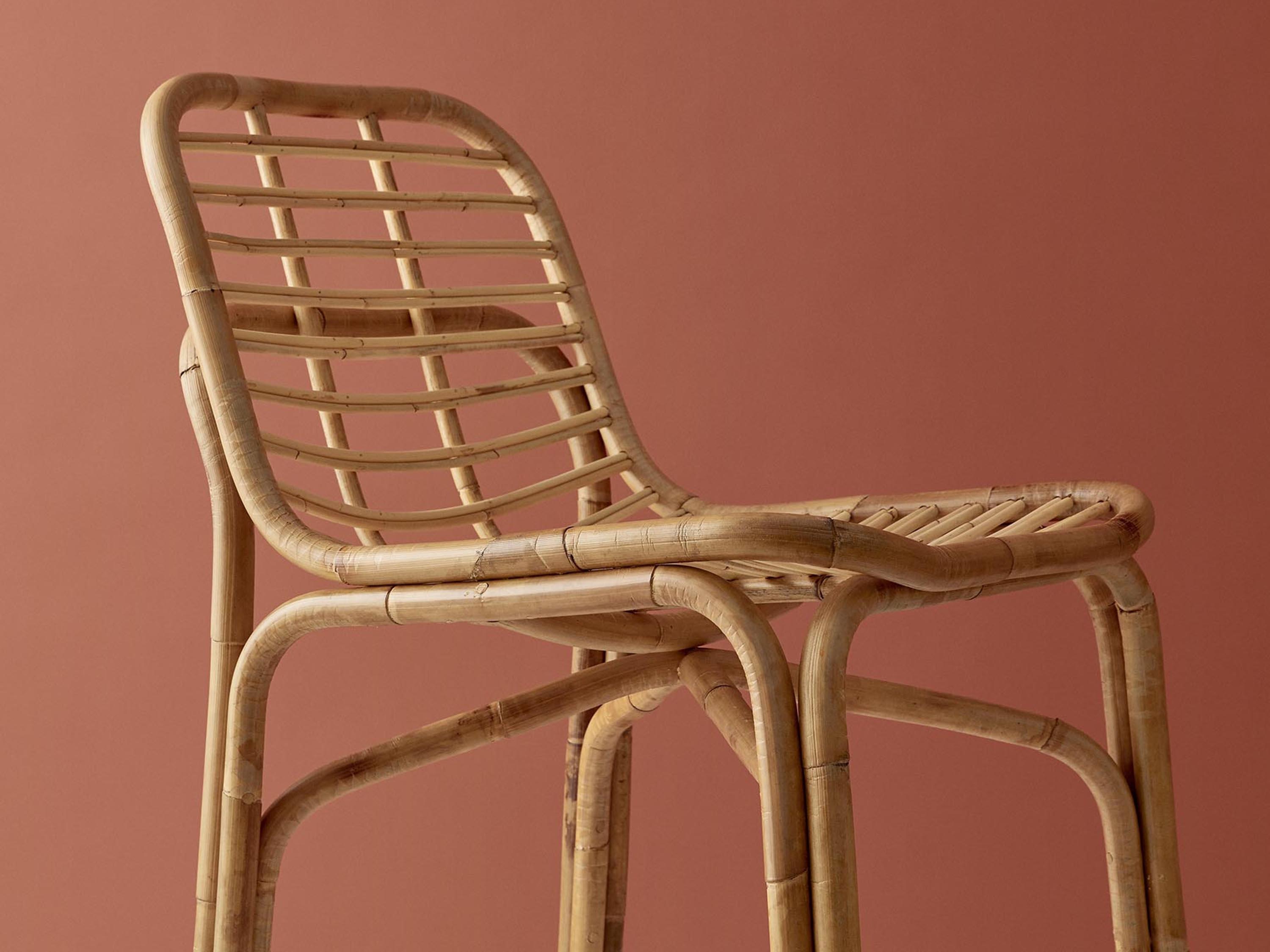 Cane Line Peak Rattan Brown Side Dining Chair