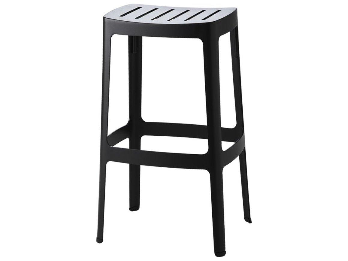 Cane Line Outdoor Cut Aluminum Stackable Bar Stool