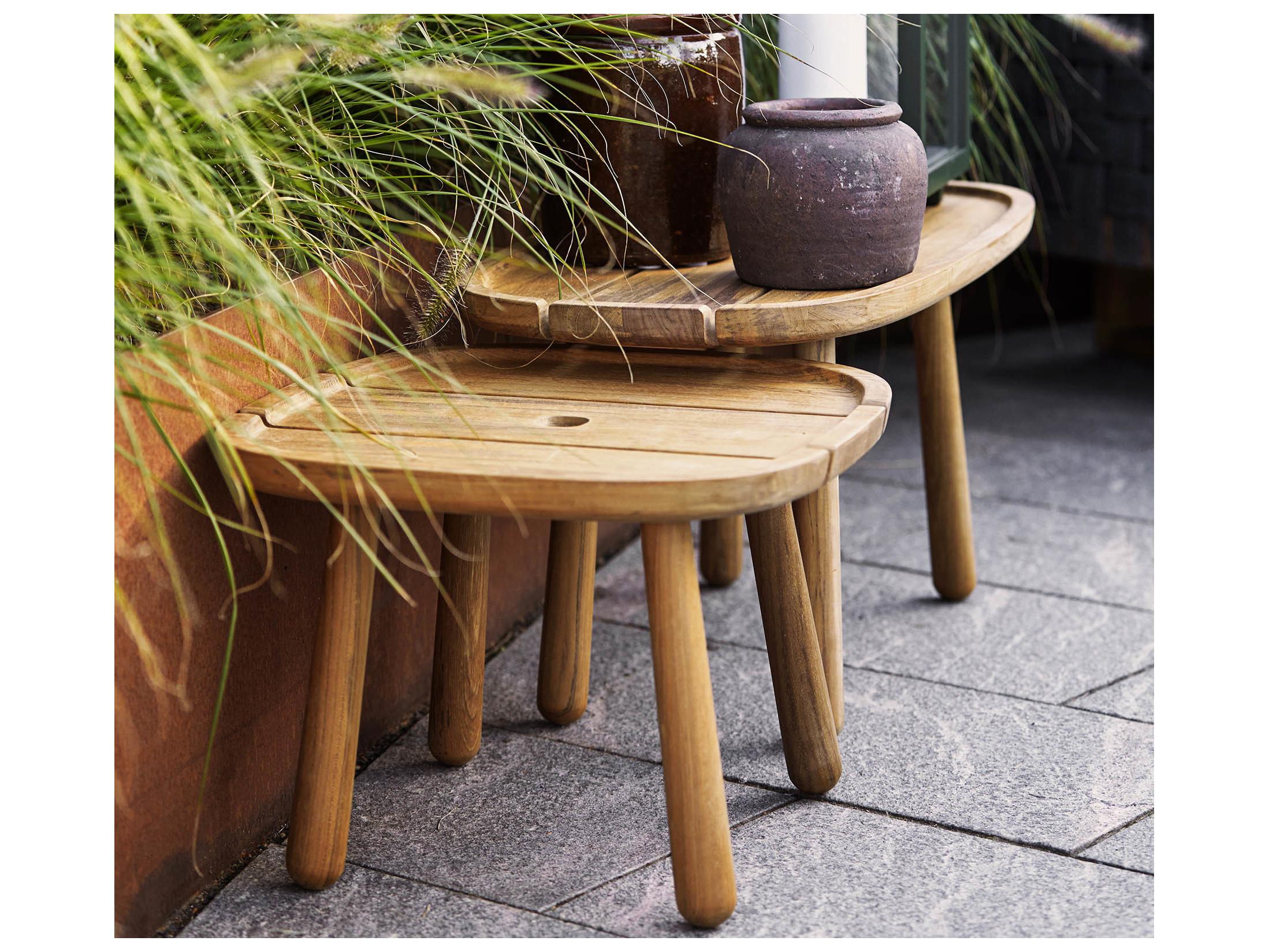 Cane Line Outdoor Royal Teak Square Coffee Table