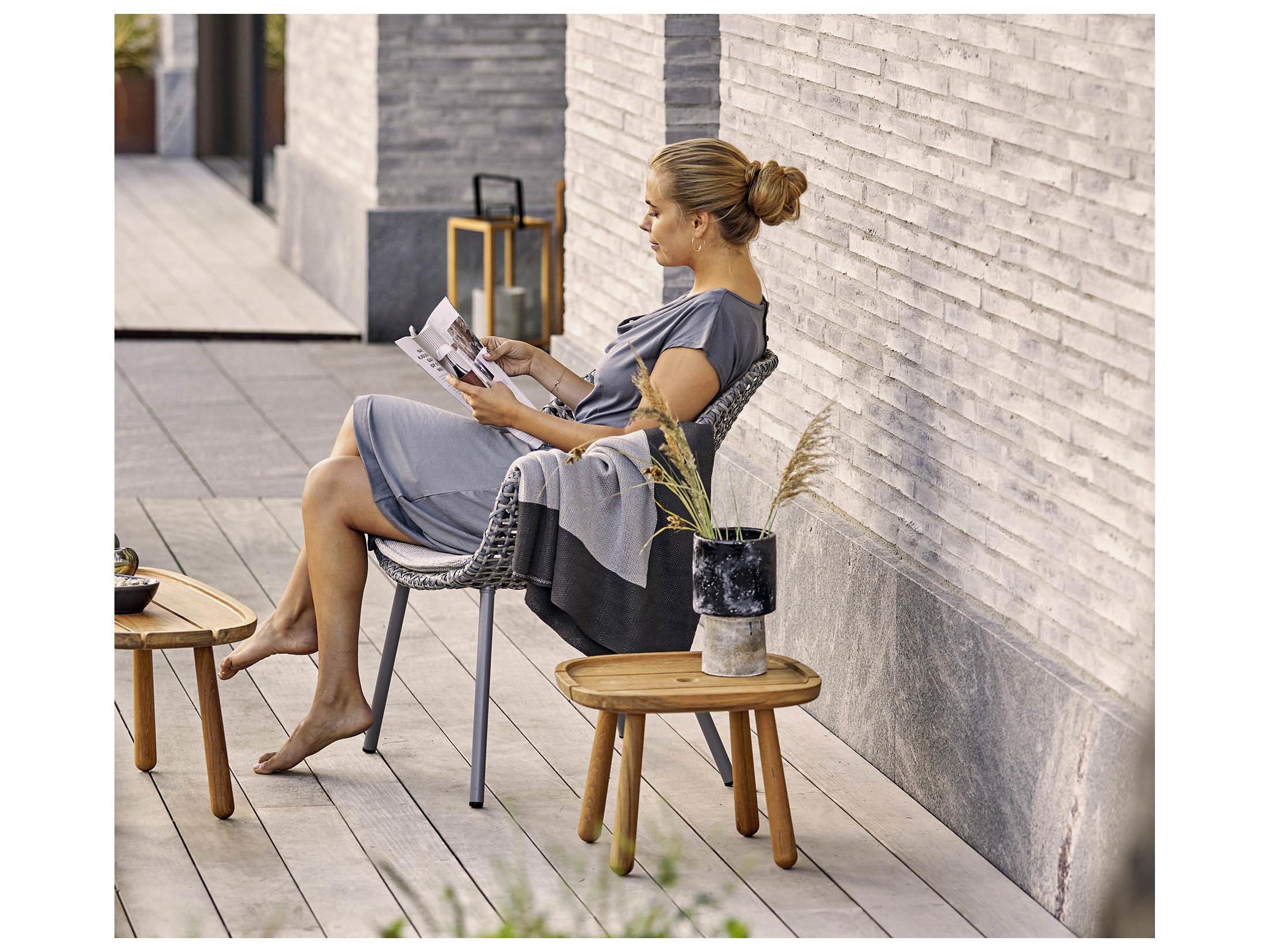 Cane Line Outdoor Royal Teak Square Coffee Table