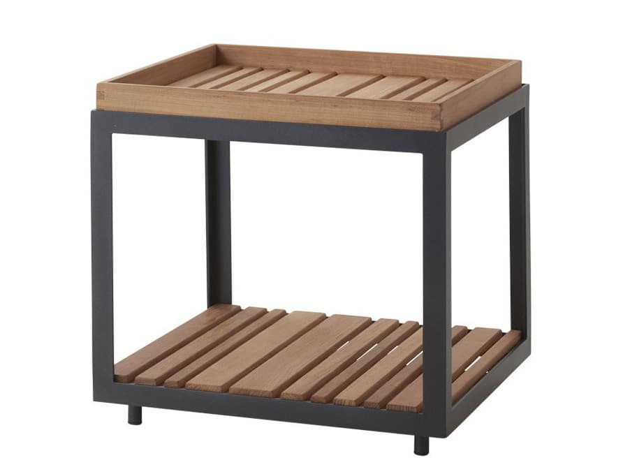 Cane Line Outdoor Level Aluminum Small Coffee Table Base