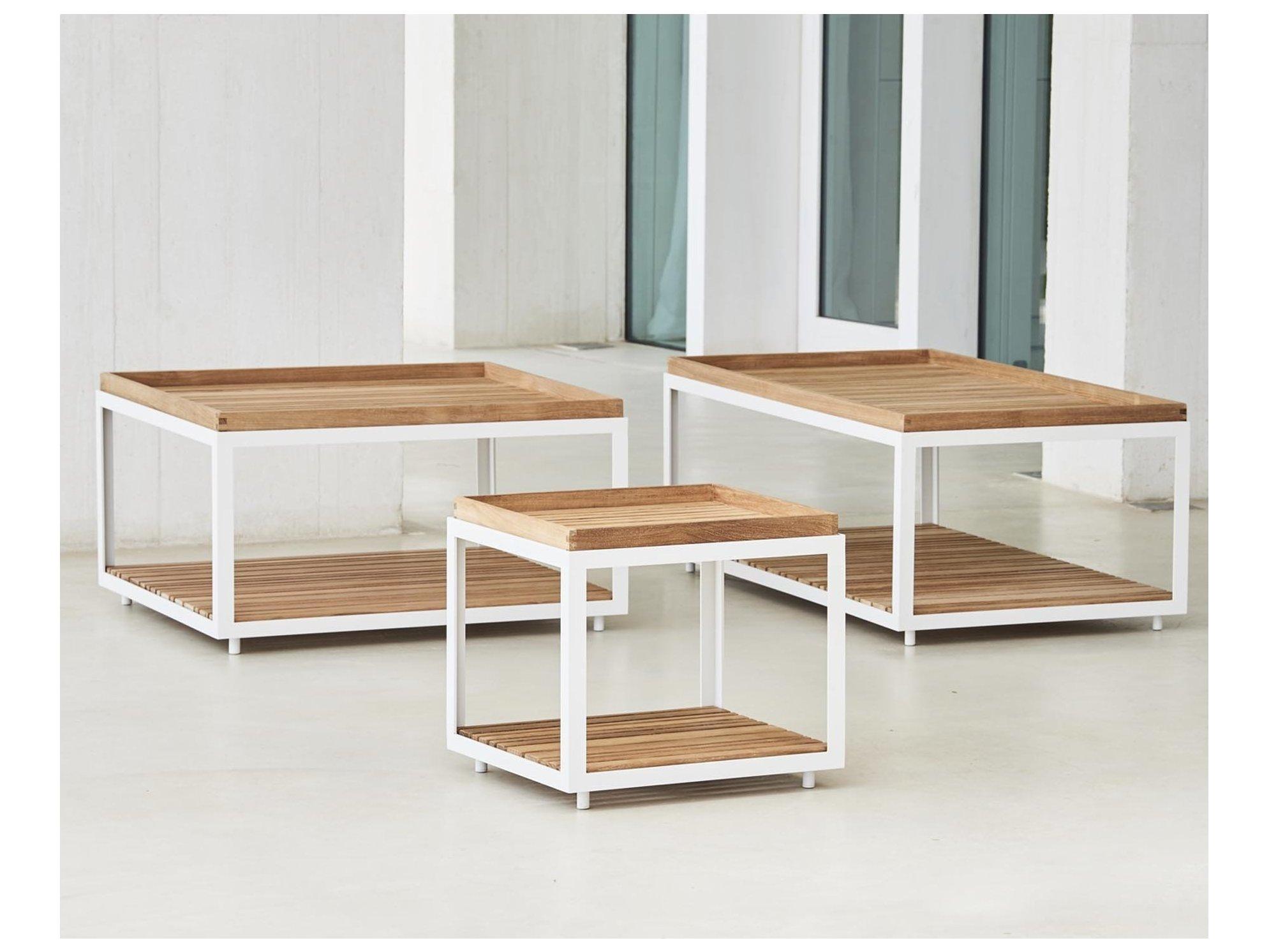 Cane Line Outdoor Level Aluminum Large Coffee Table Base