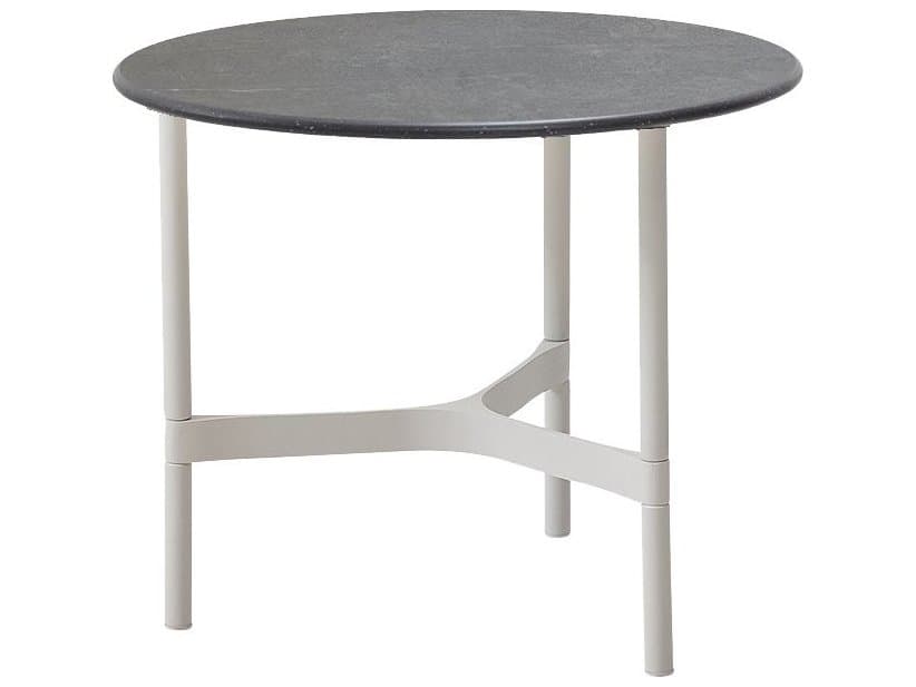 Cane Line Outdoor Twist Aluminum Small Coffee Table Base