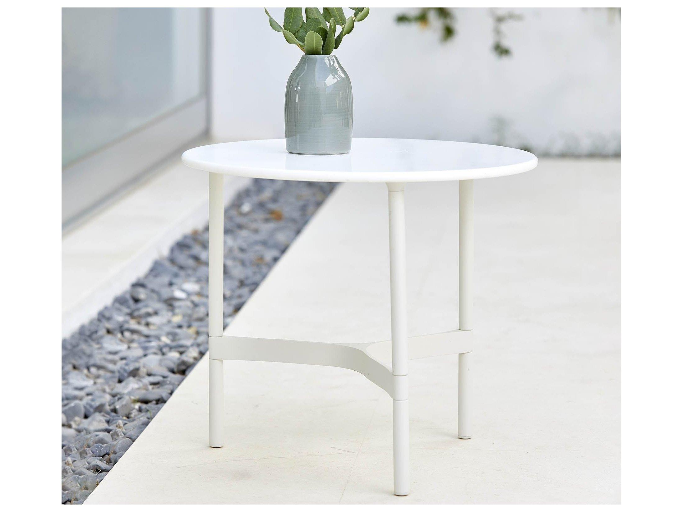 Cane Line Outdoor Twist Aluminum Small Coffee Table Base
