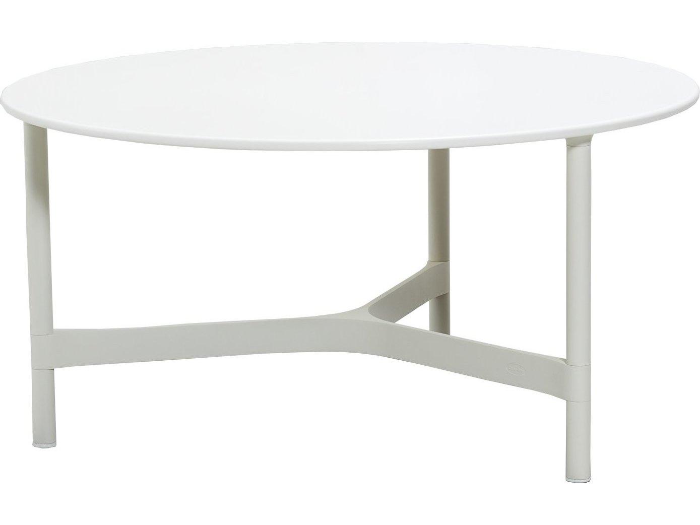 Cane Line Outdoor Twist Aluminum Large Coffee Table Base