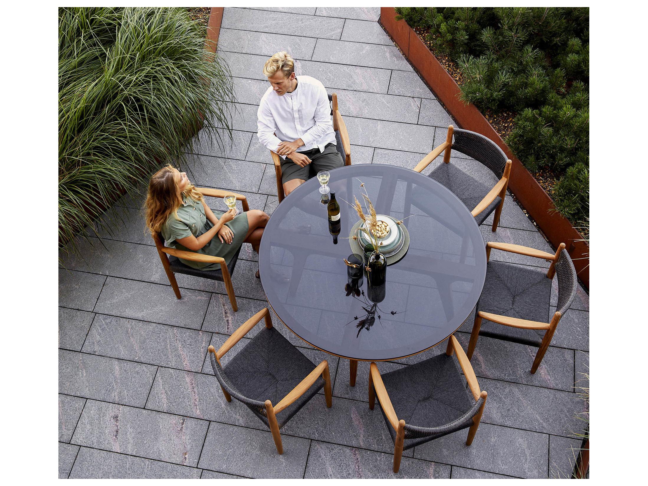 Cane Line Outdoor Aspect Teak Dining Table Base