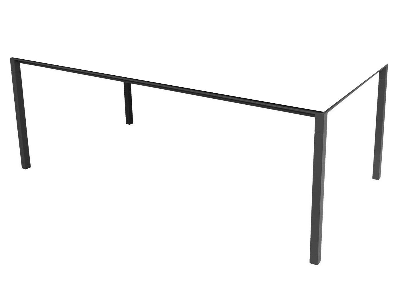 Cane Line Outdoor Pure Aluminum Rectangular Dining Table Base