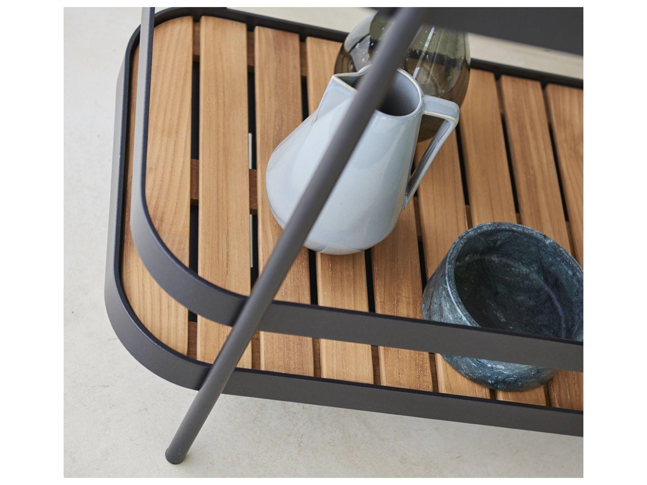 Cane Line Outdoor Roll Aluminum Bar Trolley