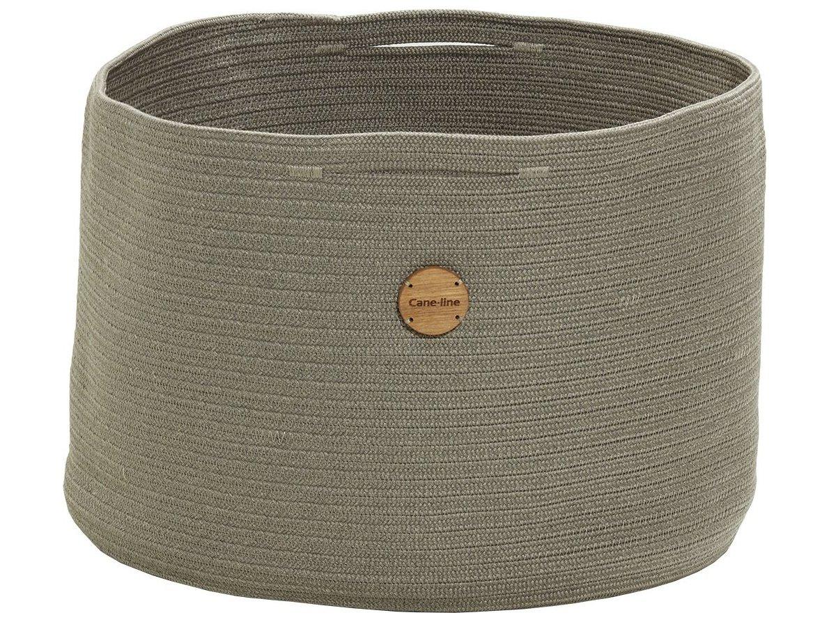 Cane Line Outdoor Soft Rope Large 19'' Round Basket