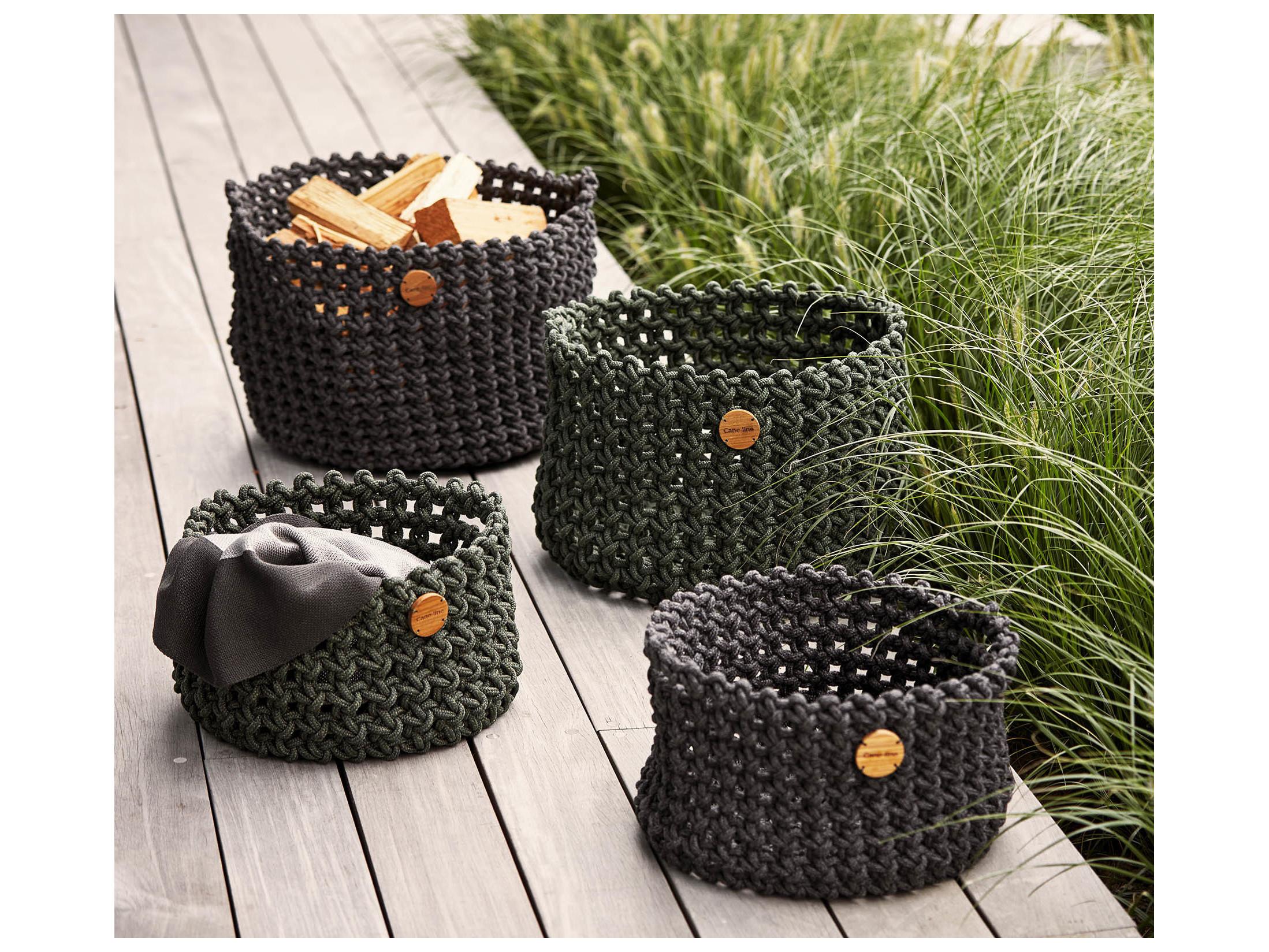 Cane Line Outdoor Soft Rope Large Basket