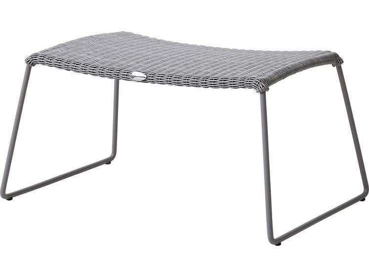 Cane Line Outdoor Breeze Aluminum Wicker Footstool