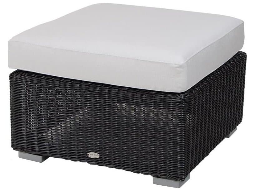 Cane Line Outdoor Chester Wicker 23'' Square Coffee Table/Footstool