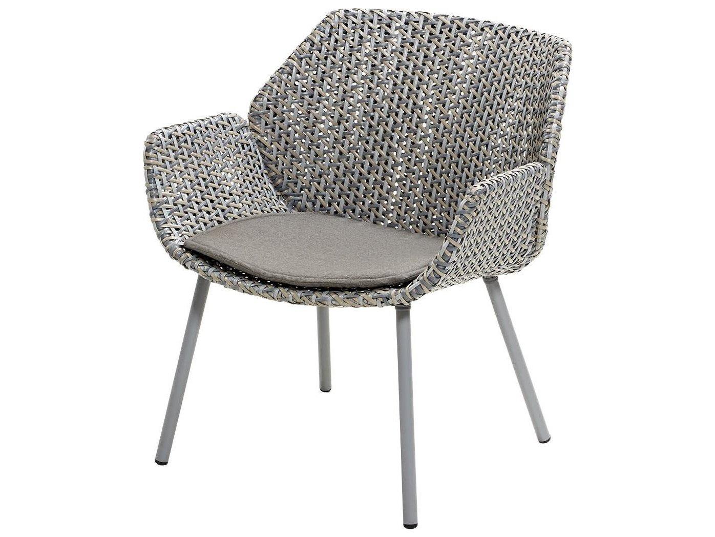 Cane Line Outdoor Vibe Aluminum Wicker Lounge Chair