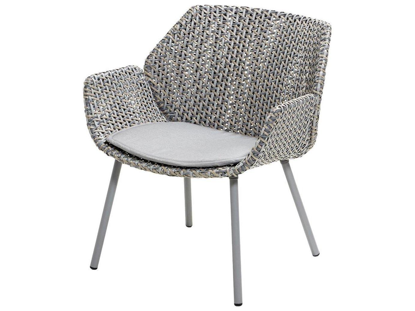 Cane Line Outdoor Vibe Aluminum Wicker Lounge Chair