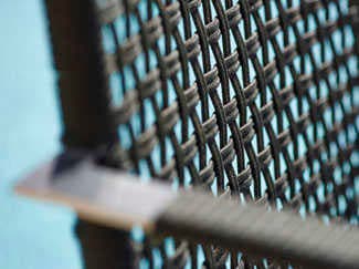 Cane Line Outdoor Straw Anthracite Stainless Steel Rope Strap Stackable Lounge Chair