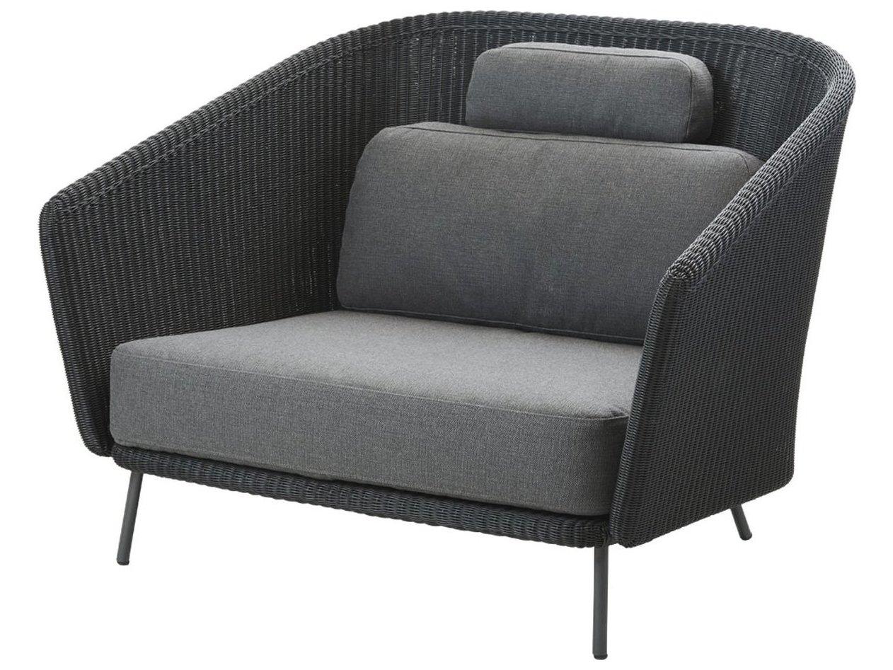 Cane Line Outdoor Mega Aluminum Wicker Lounge Chair