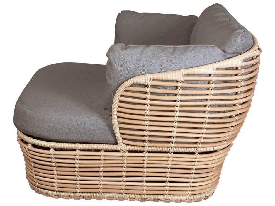 Cane Line Outdoor Basket Wicker Lounge Chair