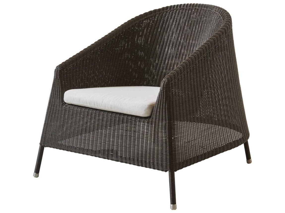 Cane Line Outdoor Kingston Wicker Stackable Lounge Chair