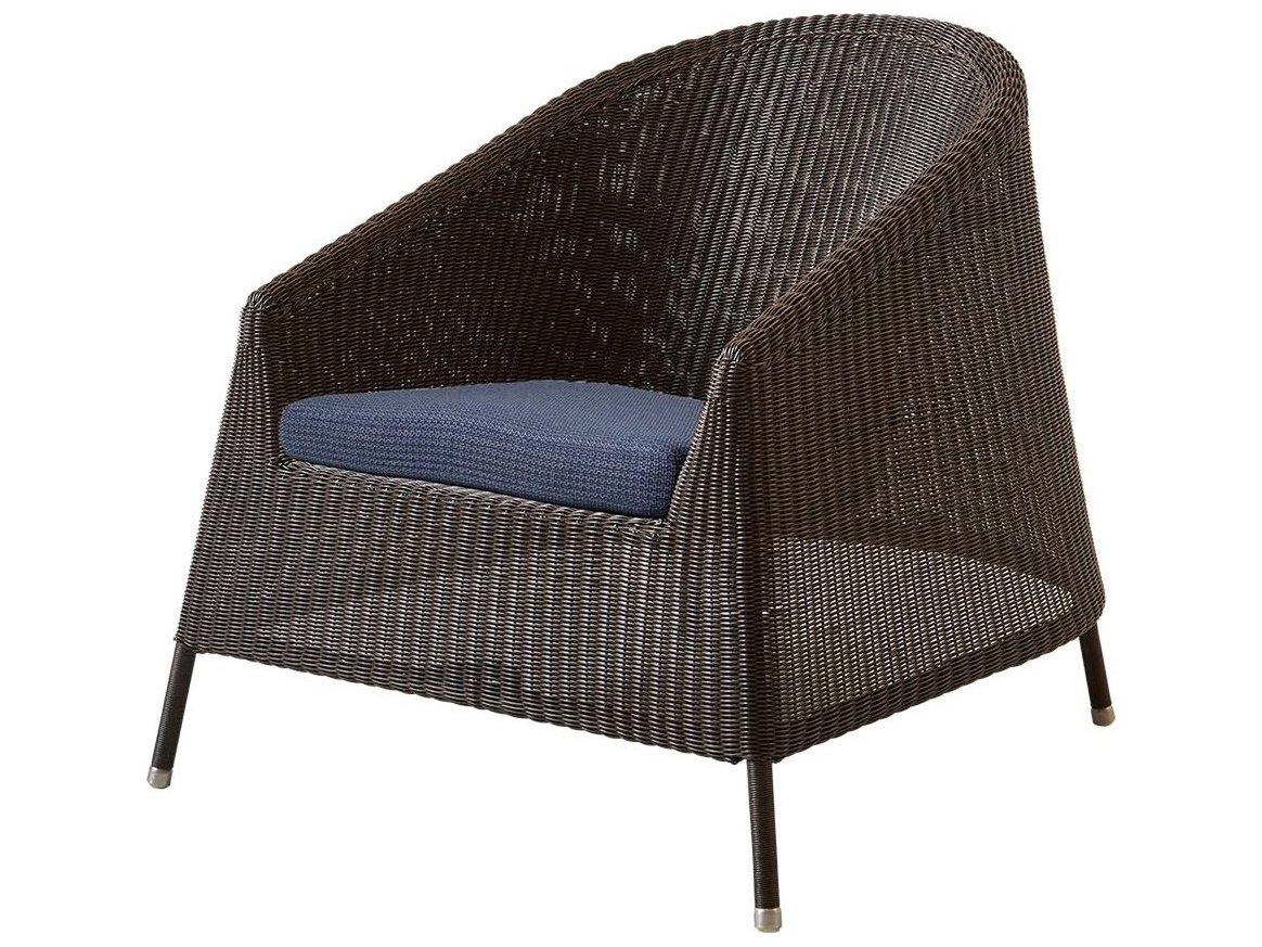 Cane Line Outdoor Kingston Wicker Stackable Lounge Chair