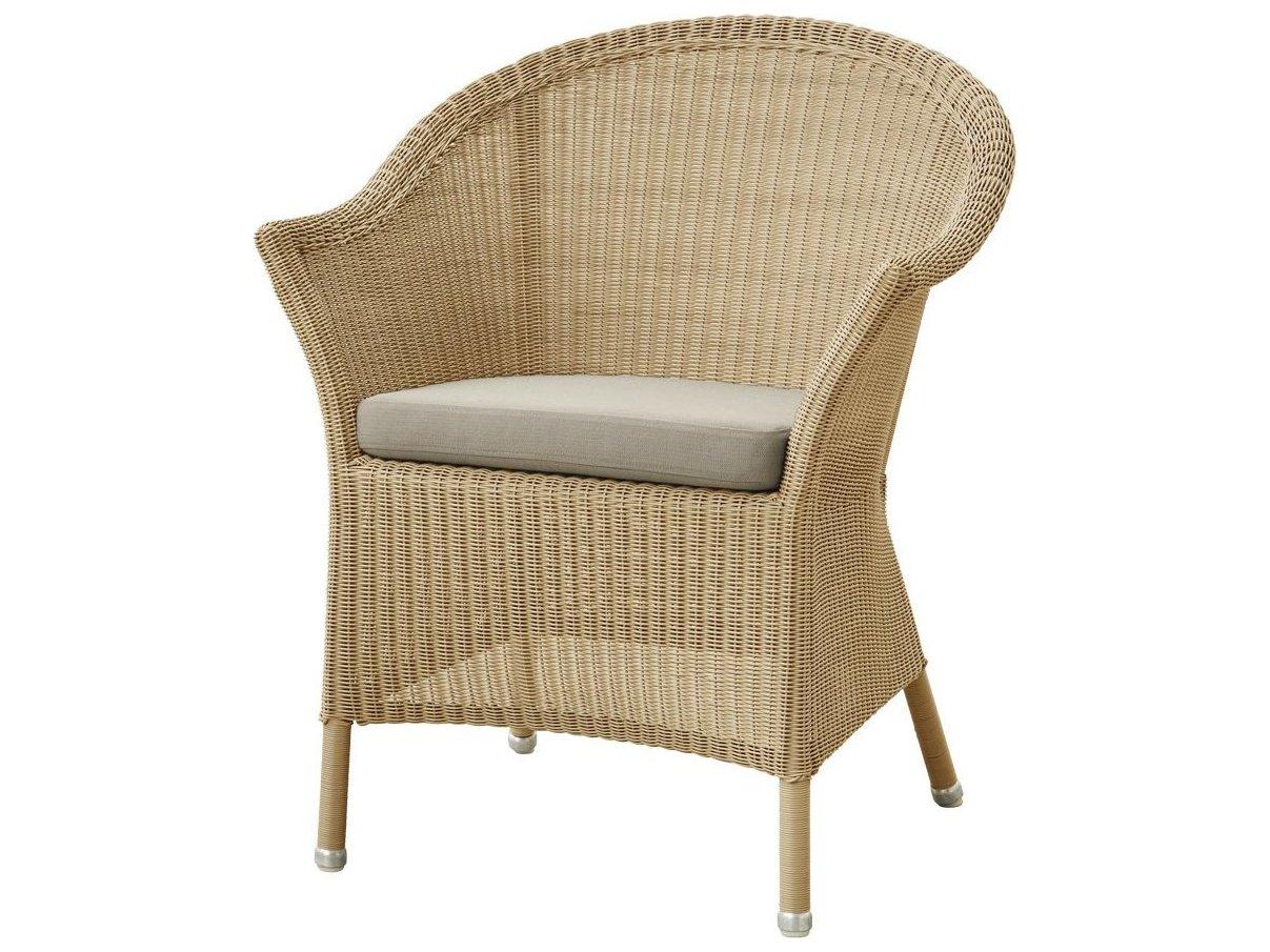 Cane Line Outdoor Lansing Wicker Dining Arm Chair