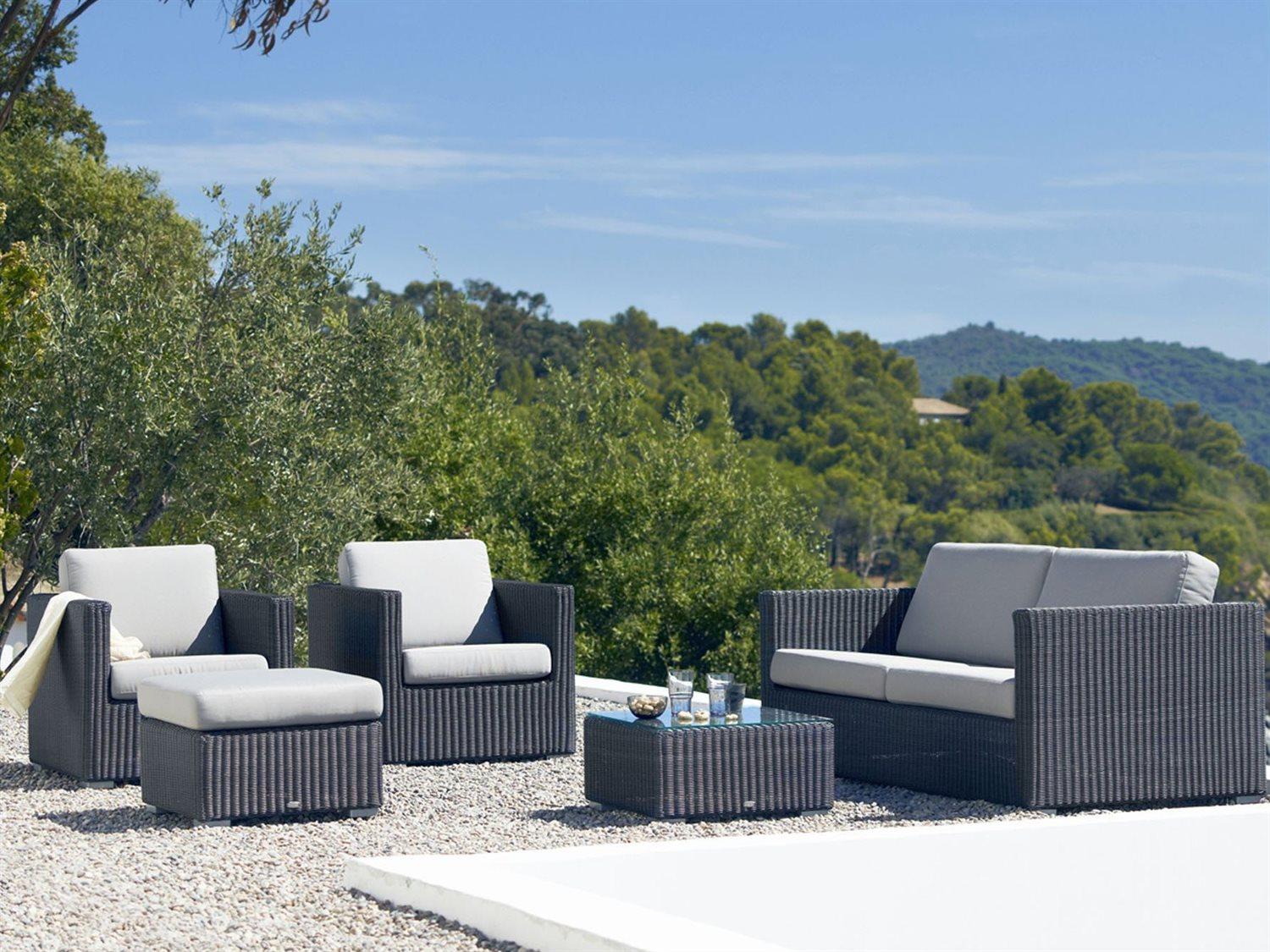 Cane Line Outdoor Chester Wicker Lounge Chair