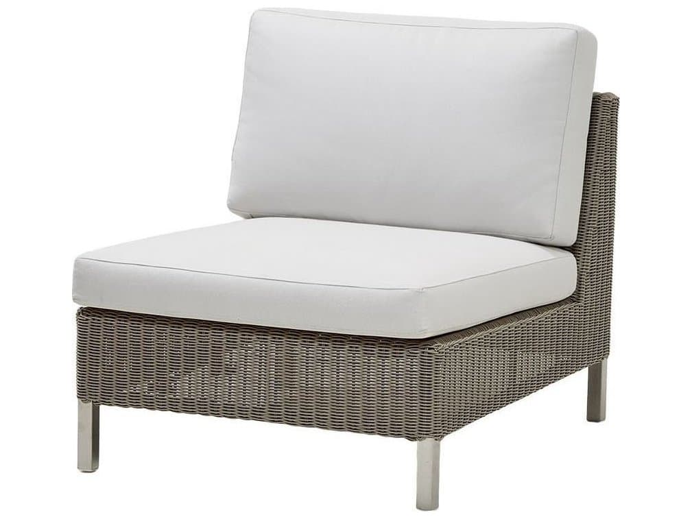 Cane Line Outdoor Connect Taupe Wicker Modular Lounge Chair