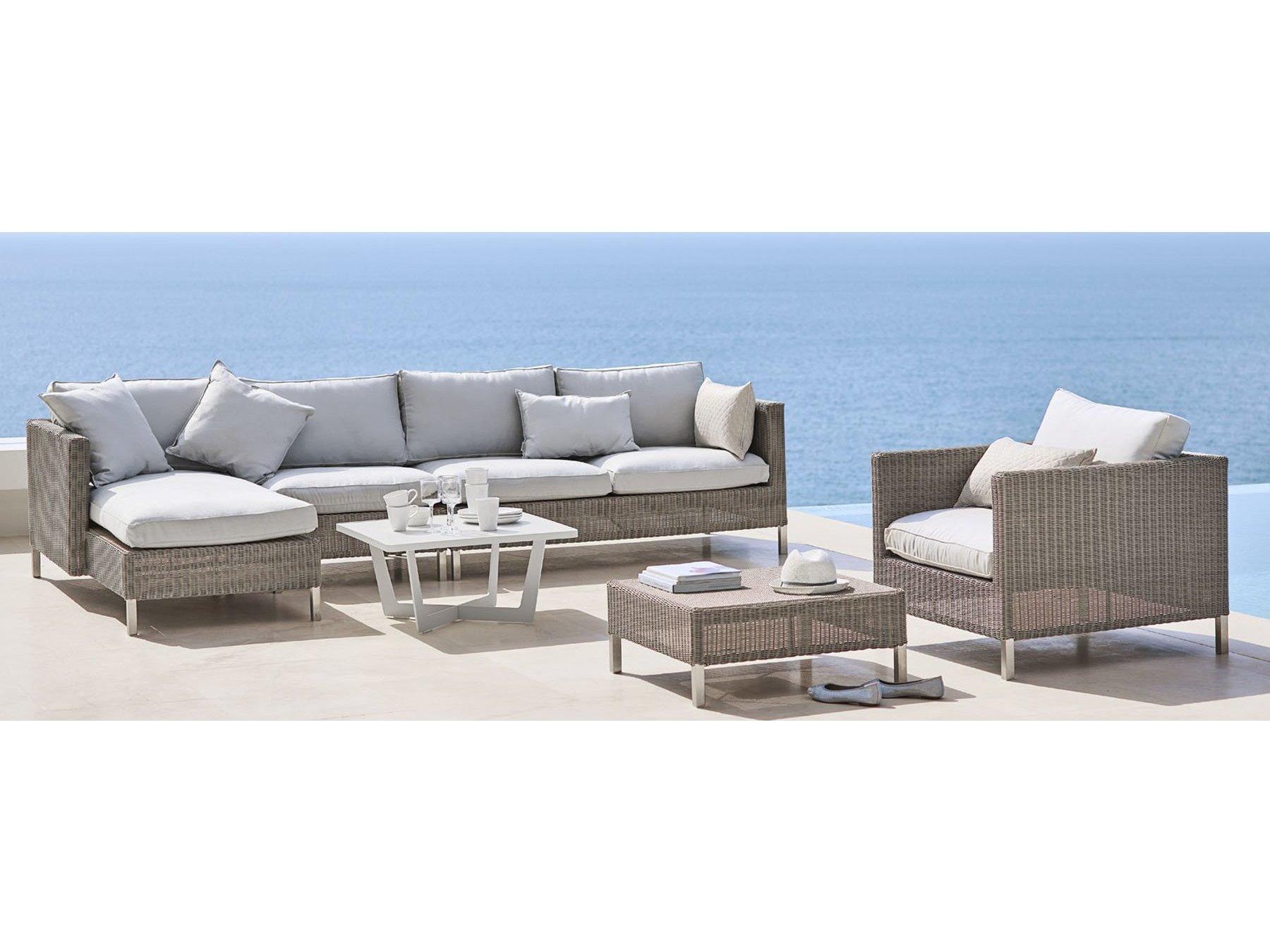 Cane Line Outdoor Connect Wicker Lounge Chair