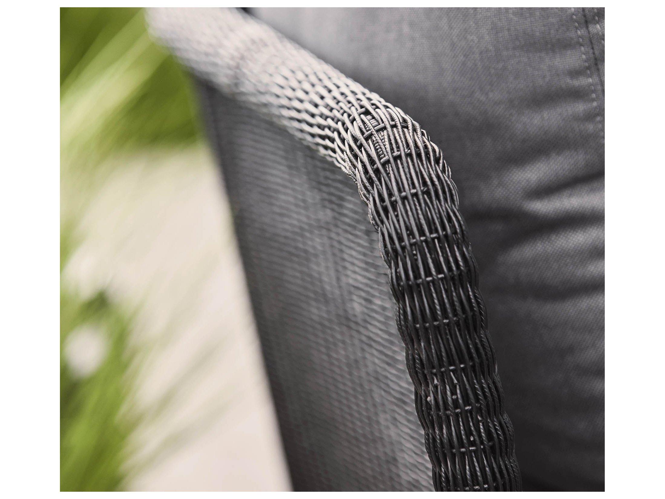 Cane Line Outdoor Horizon Steel Wicker Right Arm Sofa