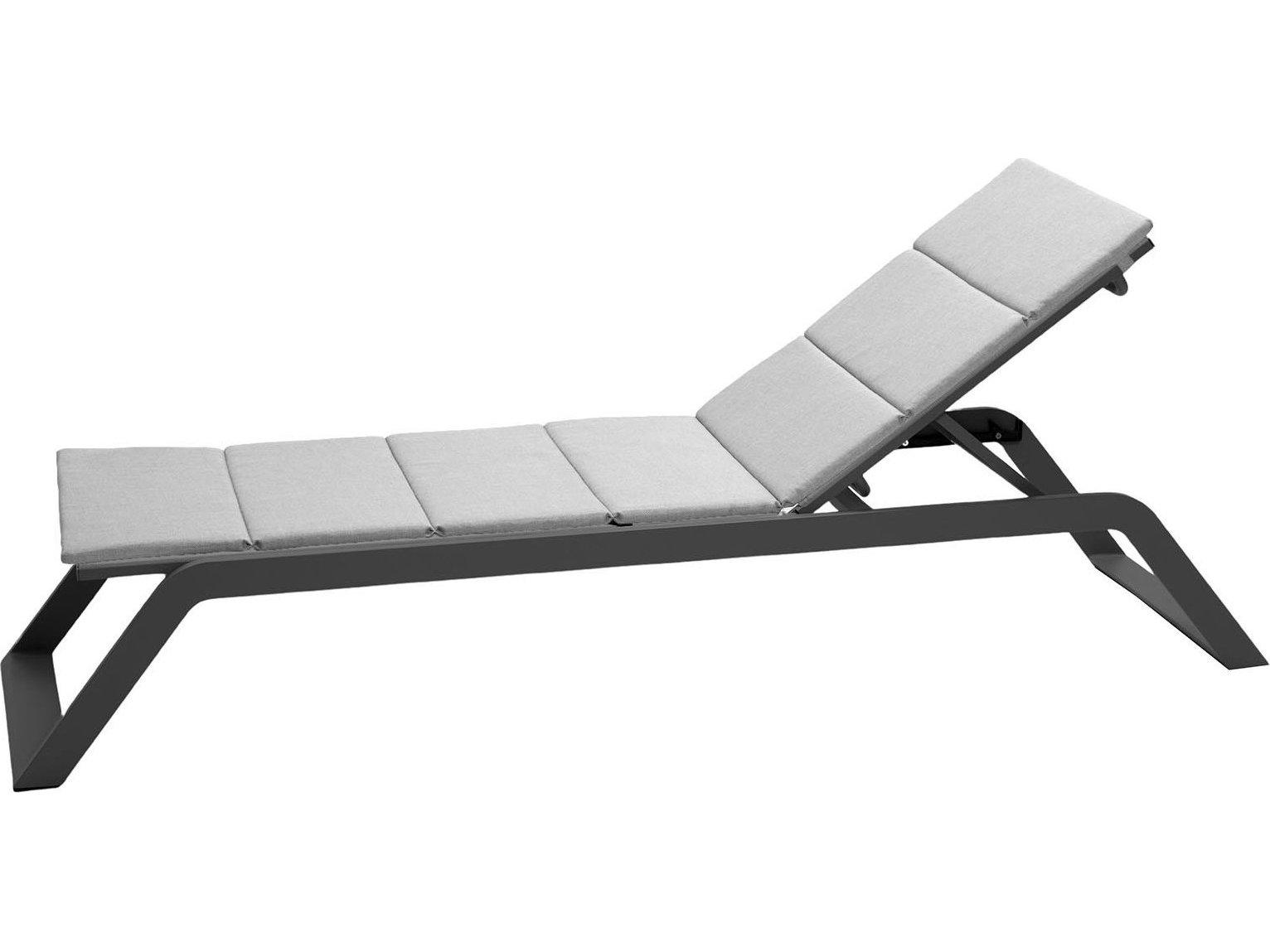 Cane Line Outdoor Siesta Aluminum Sling Sunbed Lounge Chaise
