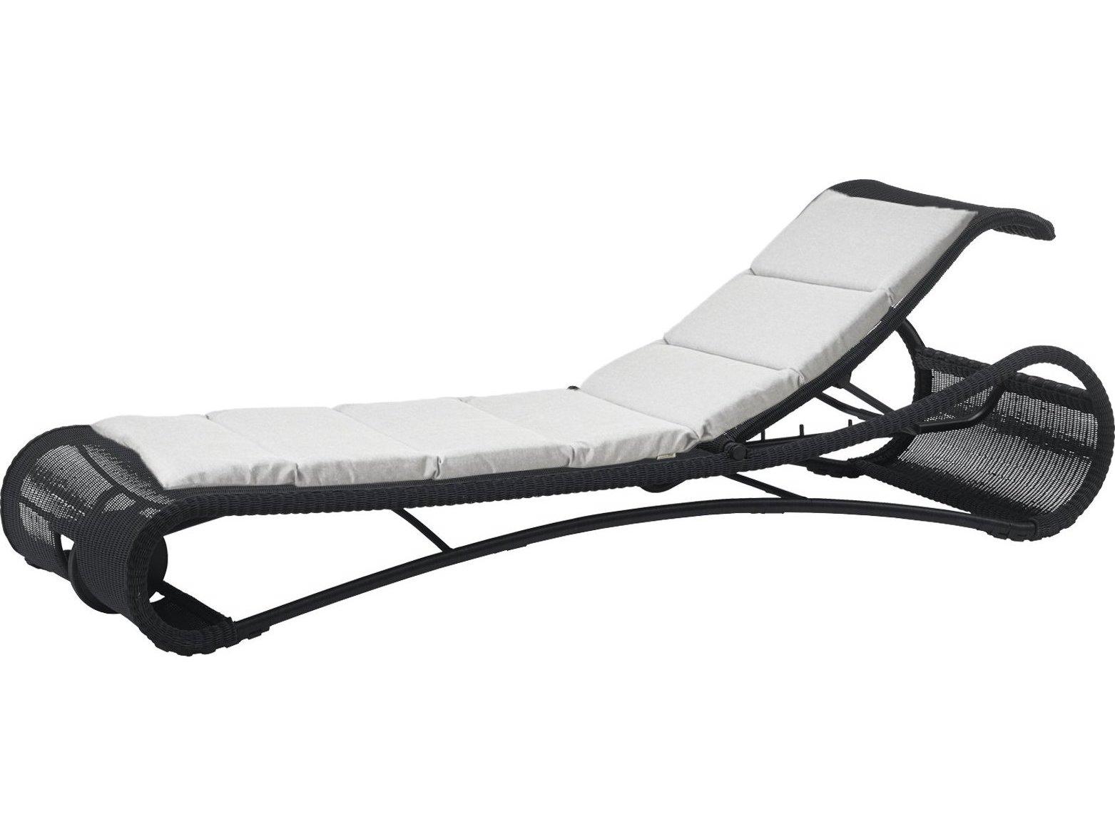 Cane Line Outdoor Escape Aluminum Wicker Sunbed Chaise Lounge