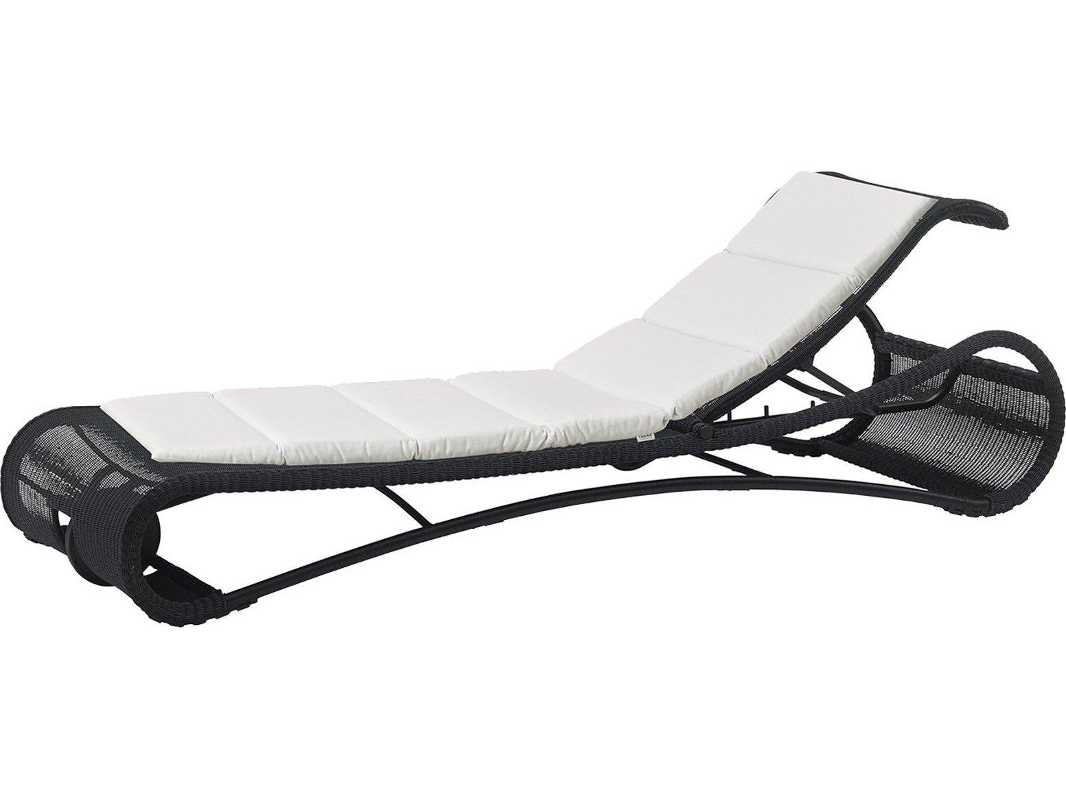 Cane Line Outdoor Escape Aluminum Wicker Sunbed Chaise Lounge