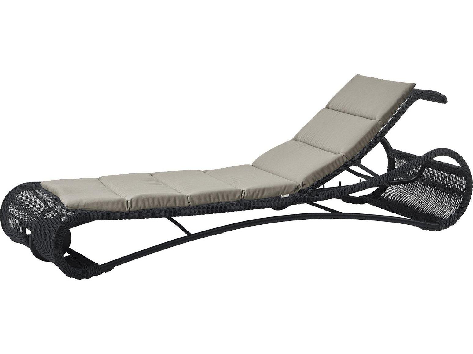 Cane Line Outdoor Escape Aluminum Wicker Sunbed Chaise Lounge