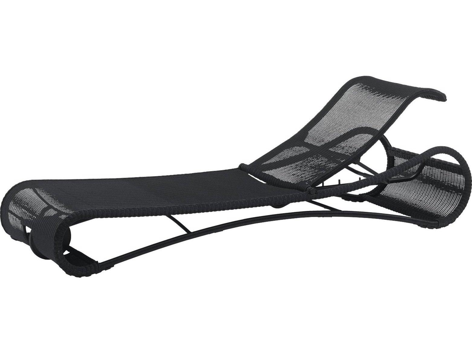 Cane Line Outdoor Escape Aluminum Wicker Sunbed Chaise Lounge