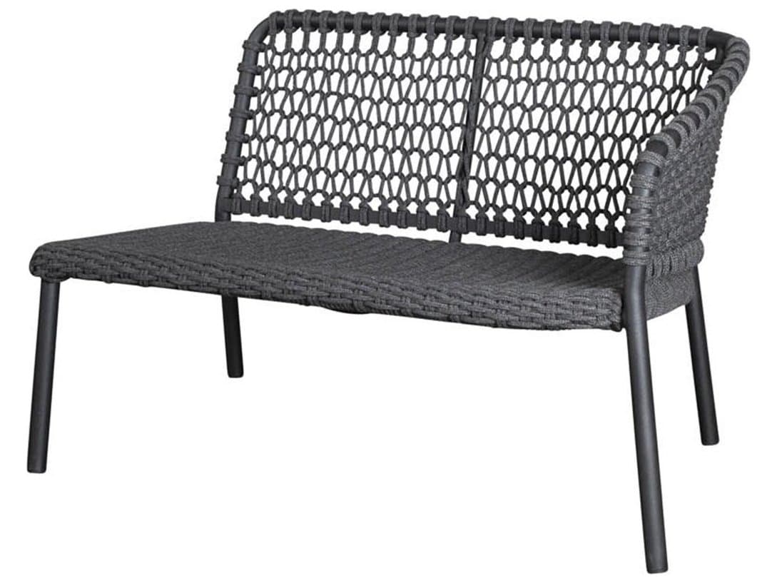 Cane Line Outdoor Ocean Aluminum Soft Rope Module Left Arm Sofa