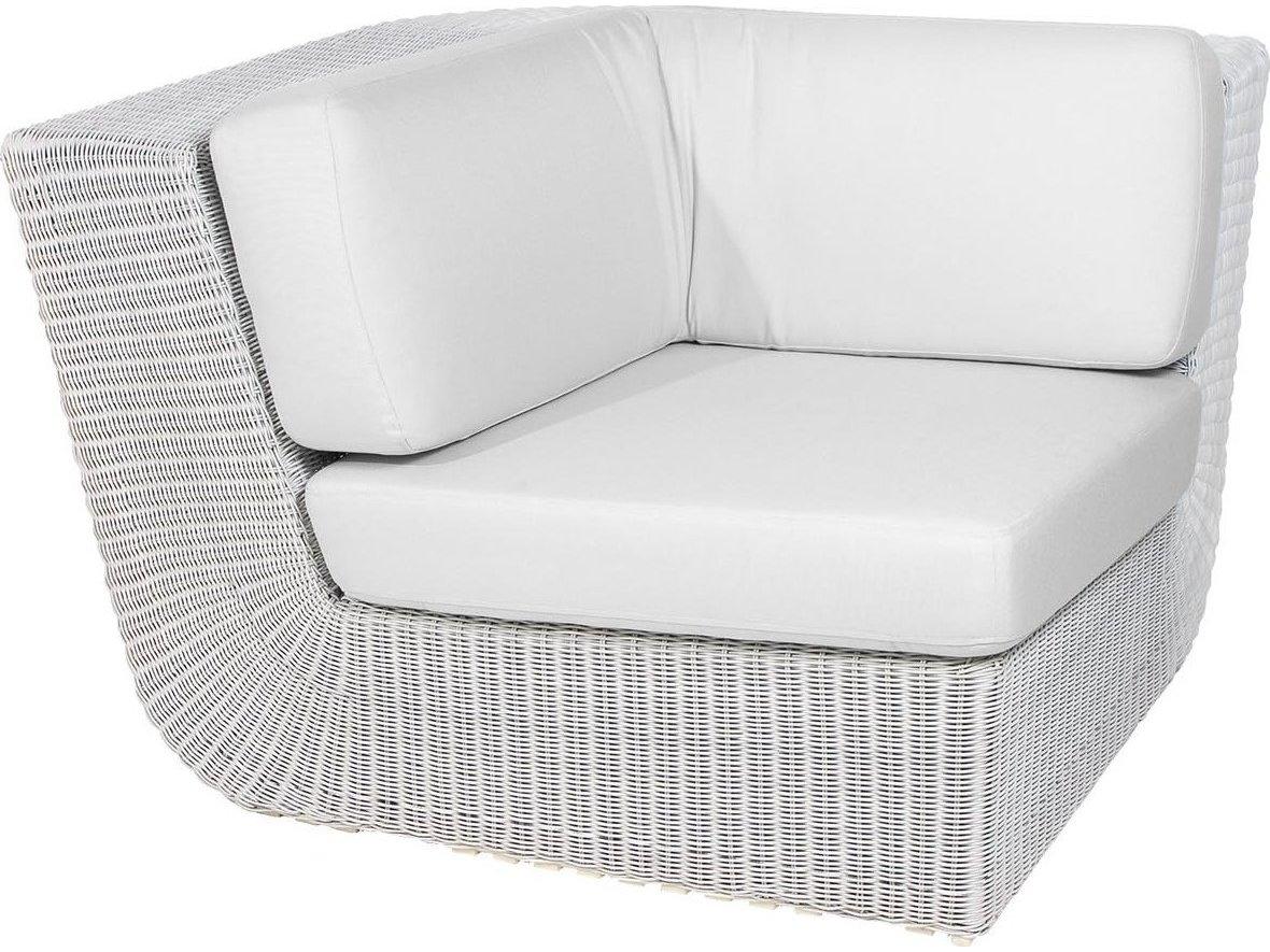 Cane Line Outdoor Savannah Wicker Corner Lounge Chair