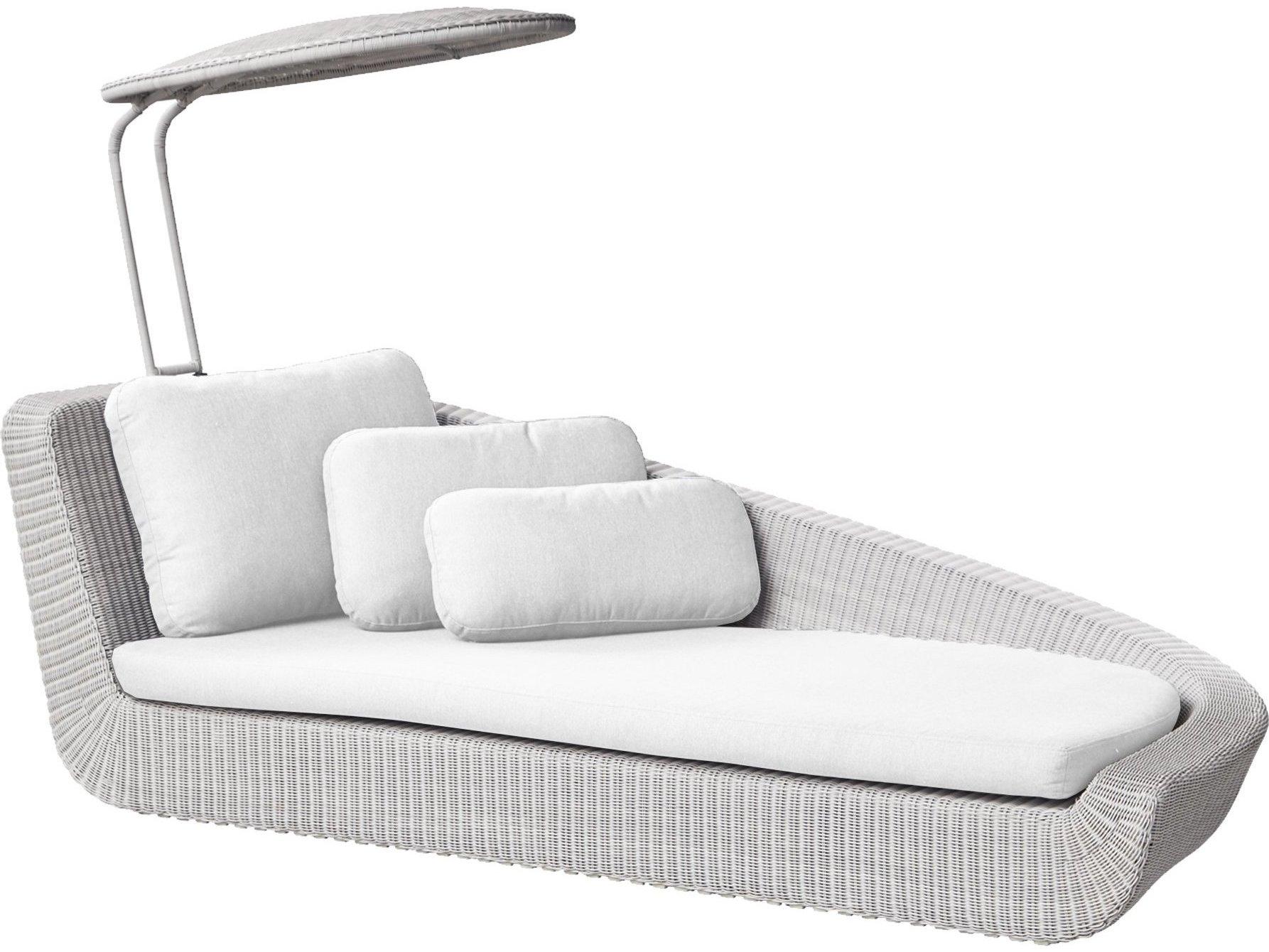 Cane Line Outdoor Savannah Wicker Left Arm Daybed