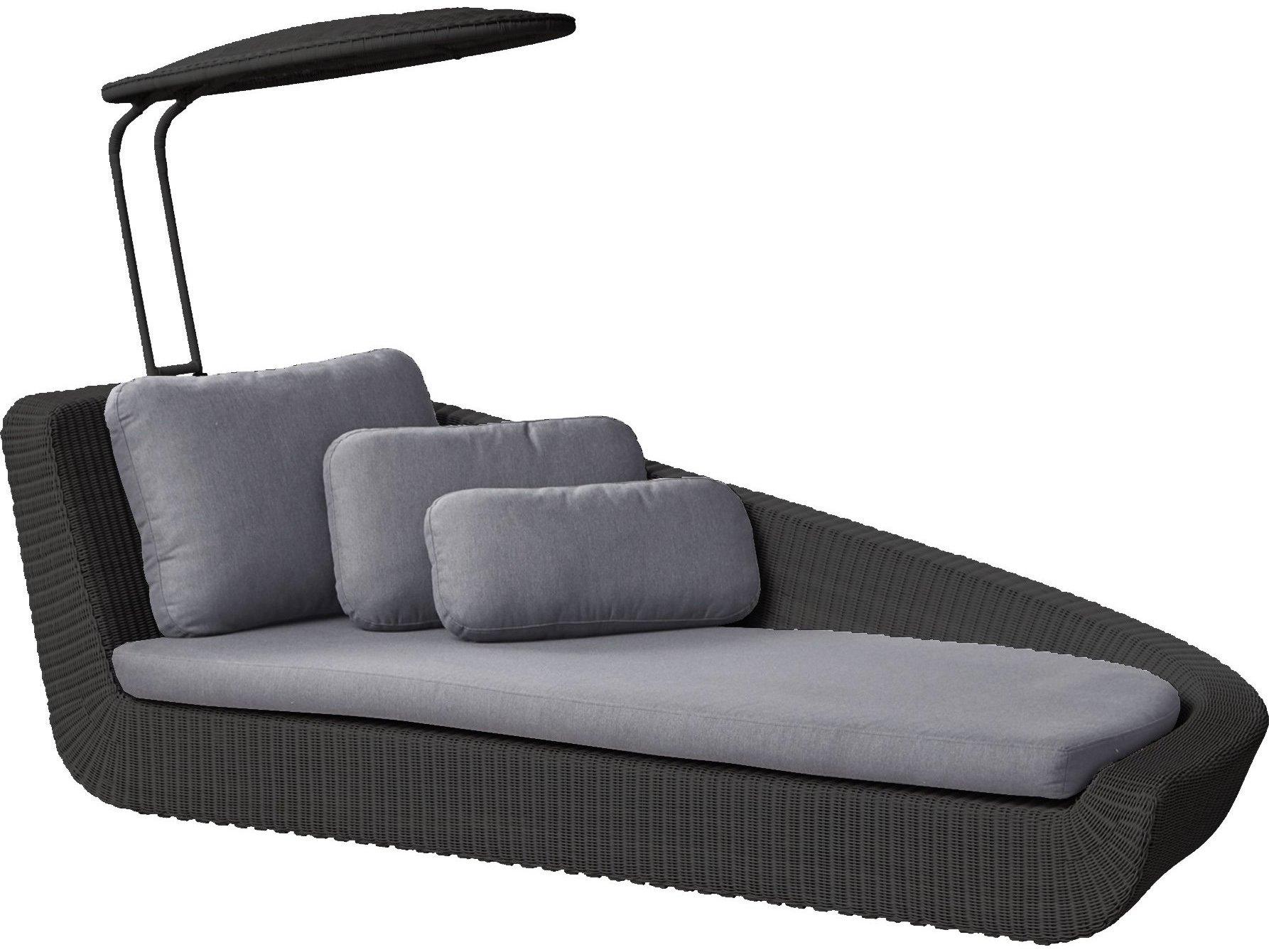 Cane Line Outdoor Savannah Wicker Left Arm Daybed