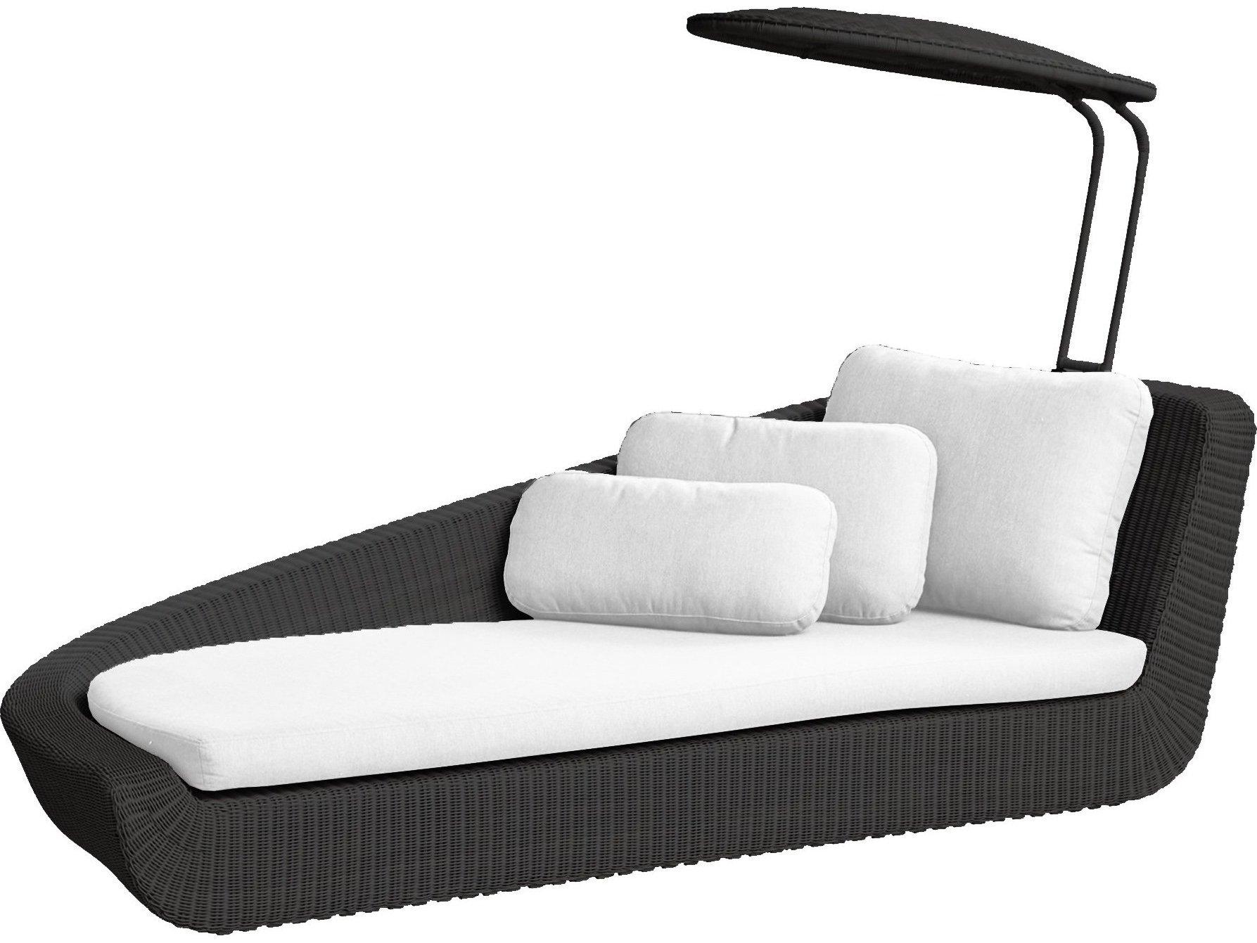 Cane Line Outdoor Savannah Wicker Right Arm Daybed