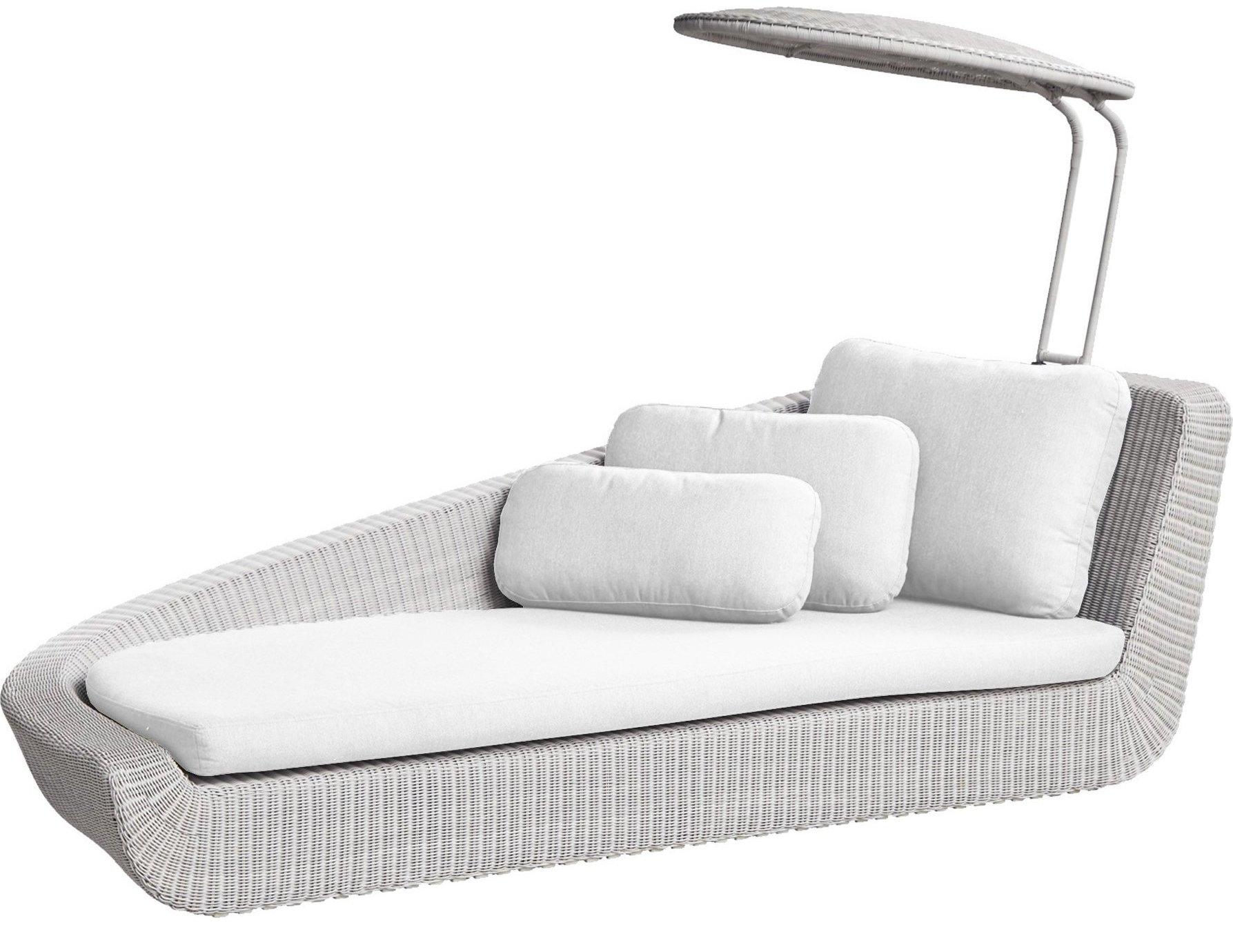 Cane Line Outdoor Savannah Wicker Right Arm Daybed