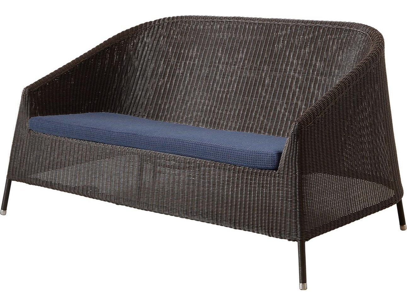 Cane Line Outdoor Kingston Wicker Stackable Sofa